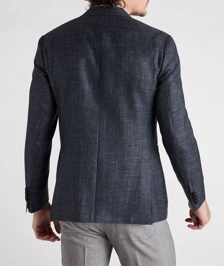 Ultralight Mélange Wool, Silk & Linen Sports Jacket image 3