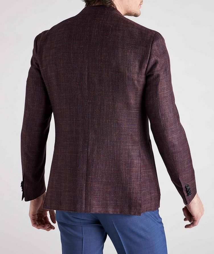 Mélange Wool, Silk & Linen Sports Jacket image 3