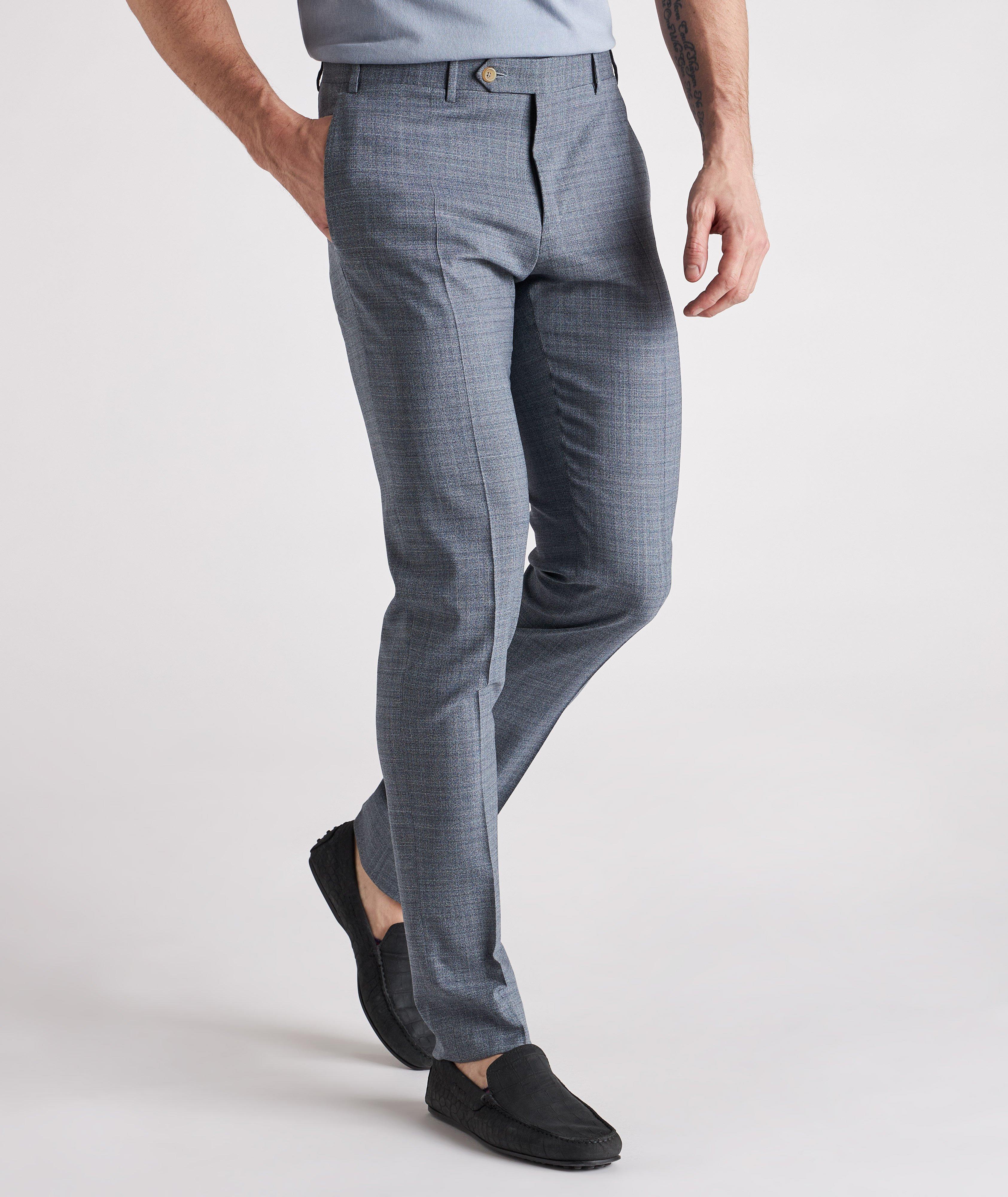 Kei Impeccabile Wool Melange Crosshatch Dress Pants image 1