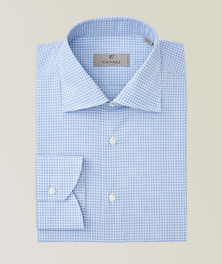 Contemporary Fit Gingham Cotton Dress Shirt image 0