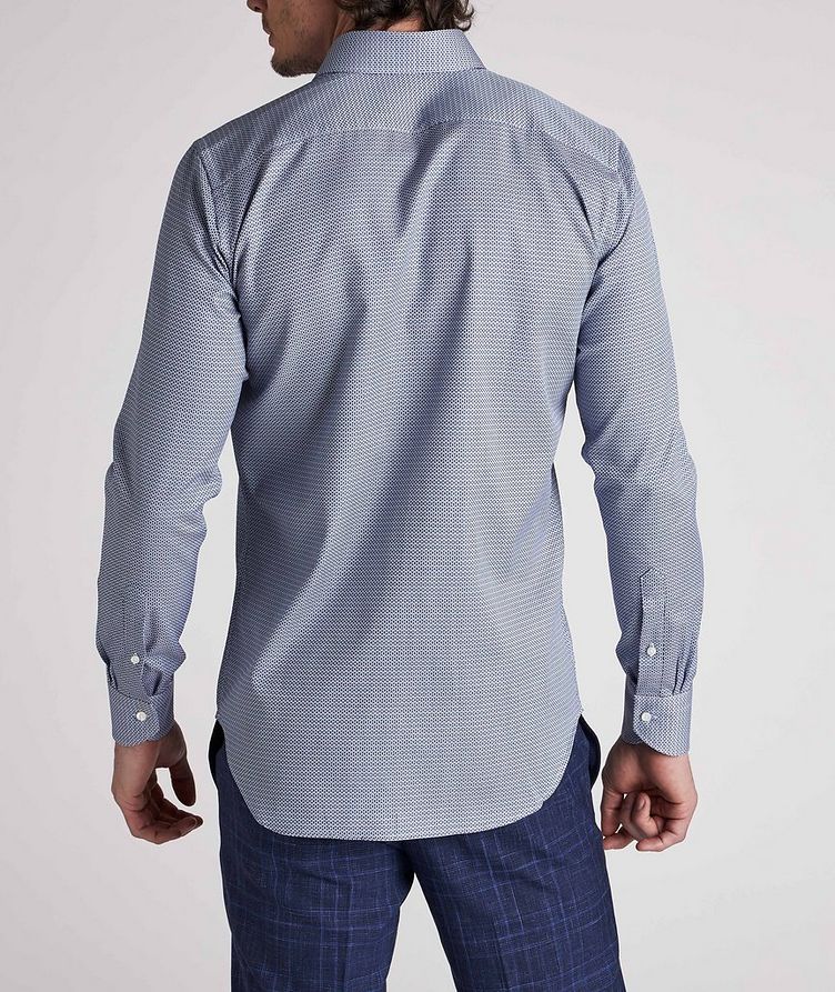 Contemporary-Fit Diamond Print Cotton Dress Shirt image 3