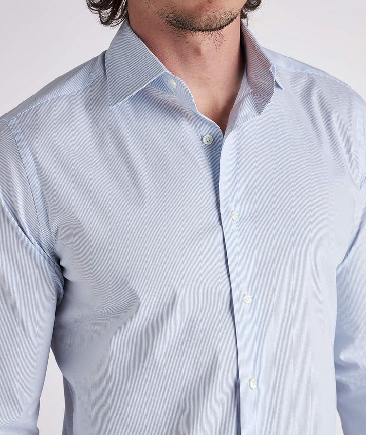Contemporary-Fit Striped Stretch-Cotton Dress Shirt image 4
