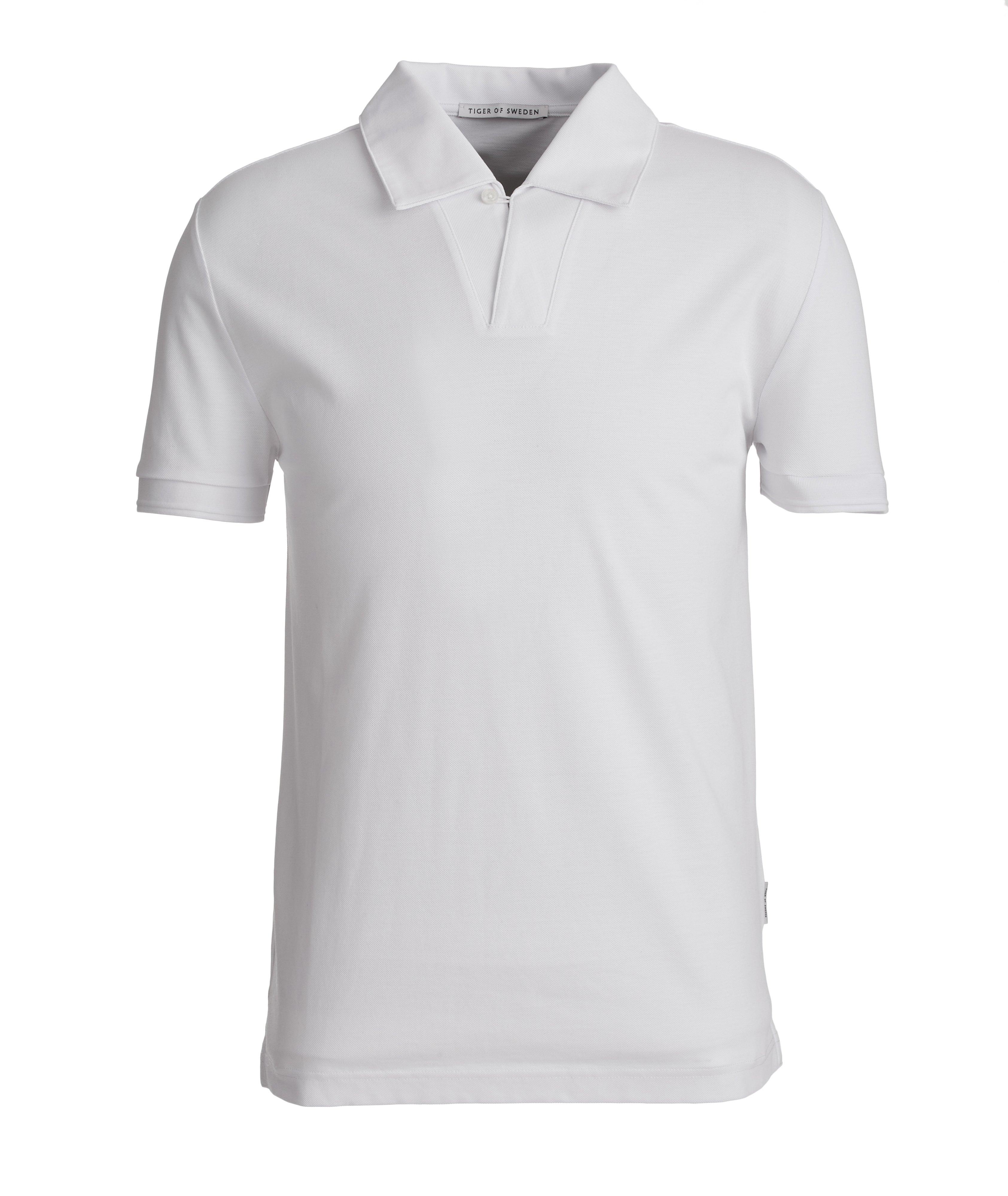 Tiger of Sweden Aderico Piqué Mercerized Cotton Polo