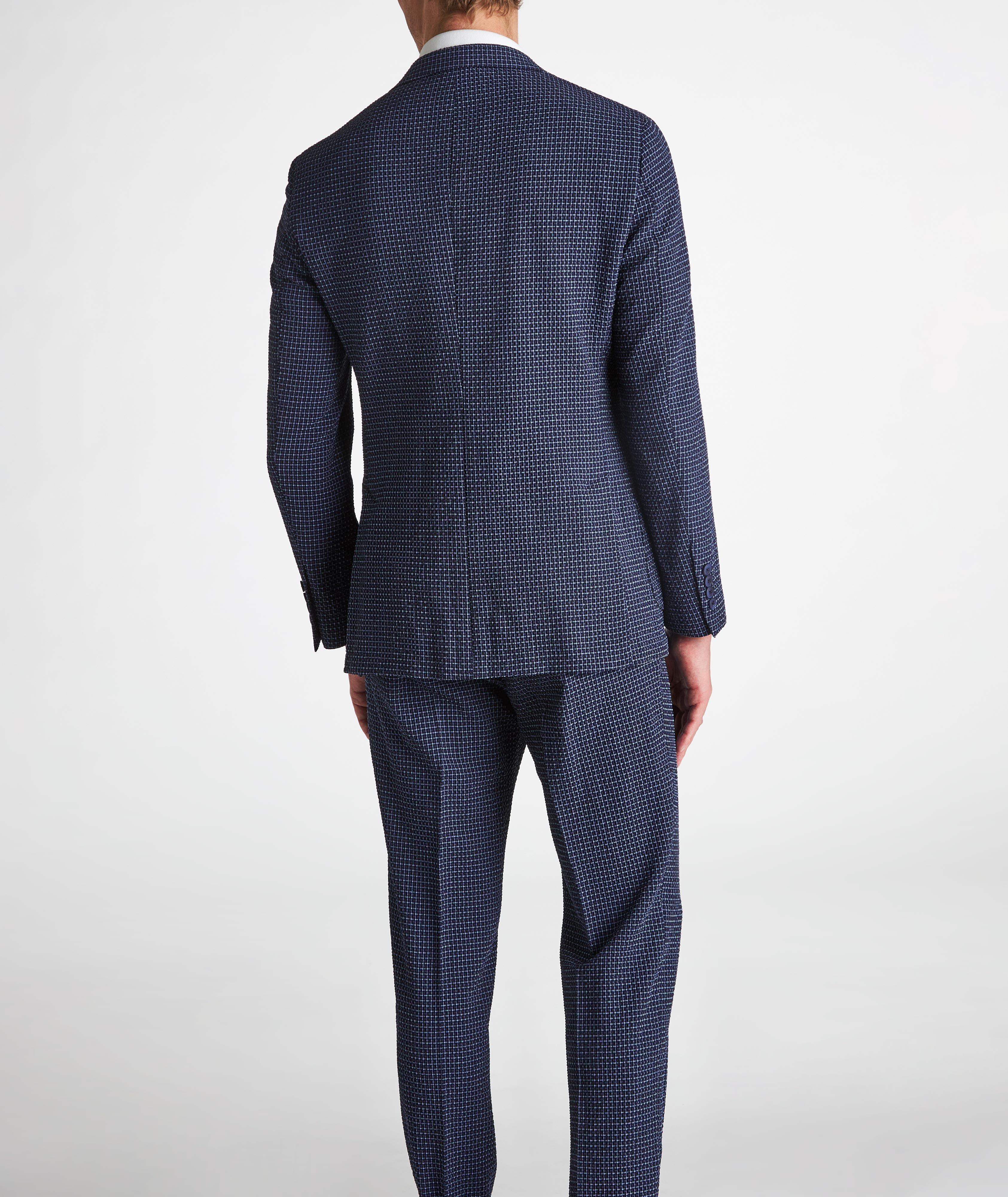 Supersoft Seersucker Check Stretch-Wool Suit image 2