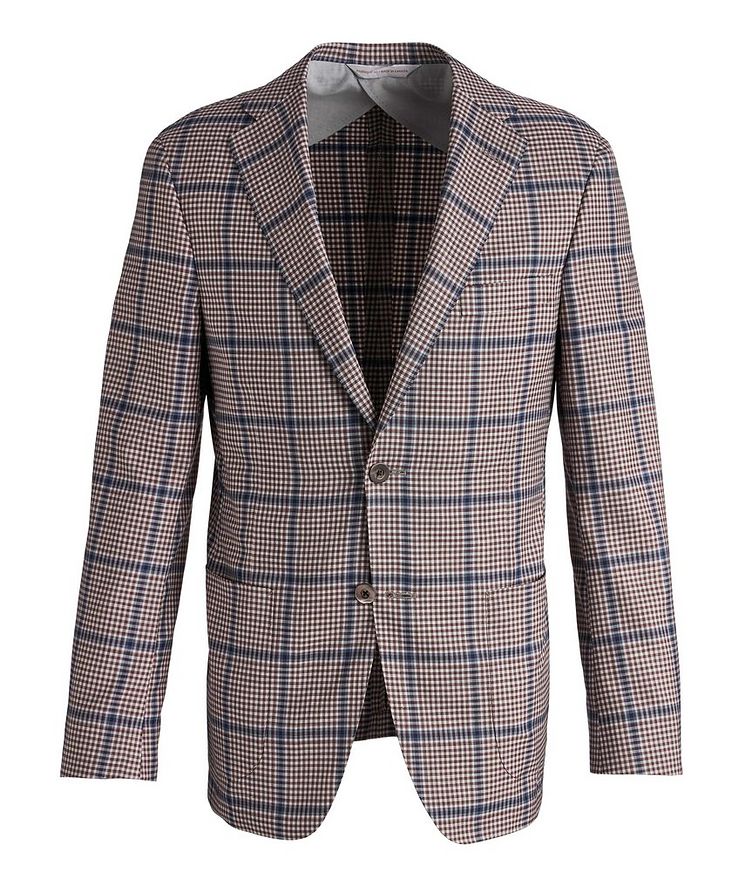 Supersoft Checked Icewool&Silk Sports Jacket  image 0