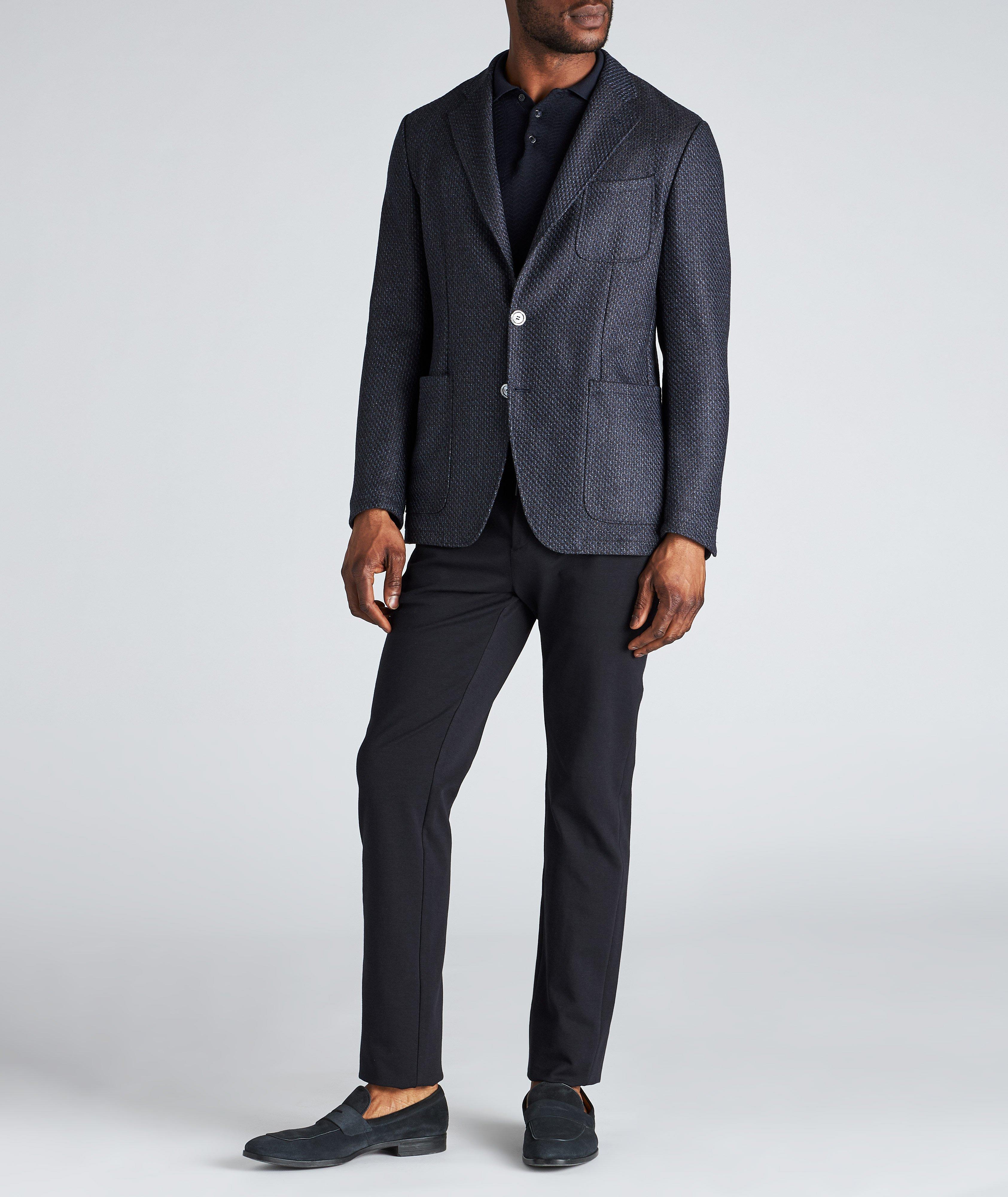 Drawstring Cotton-Blend Jersey Dress Pants image 4