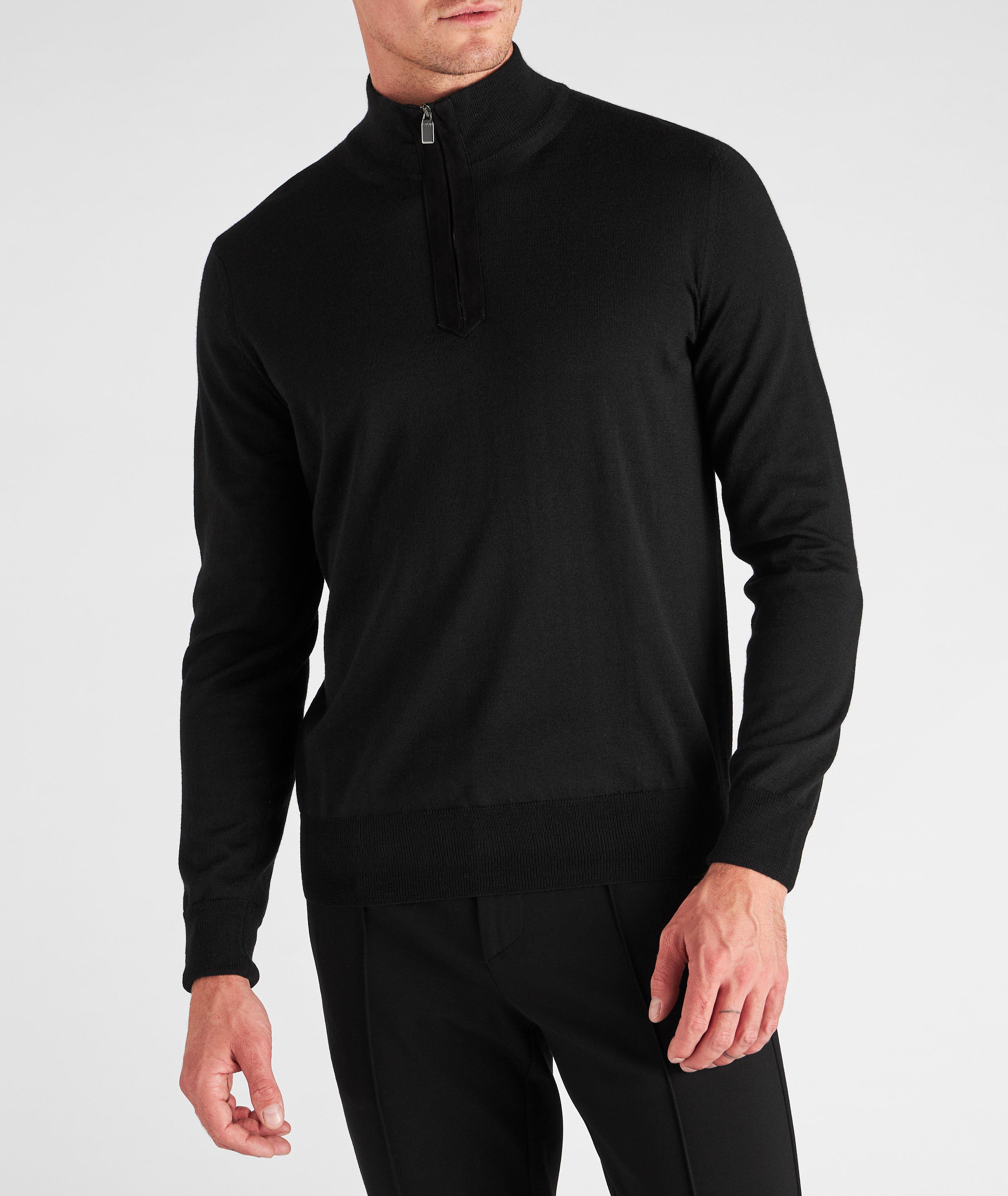 Half-Zip Wool Sweater image 1