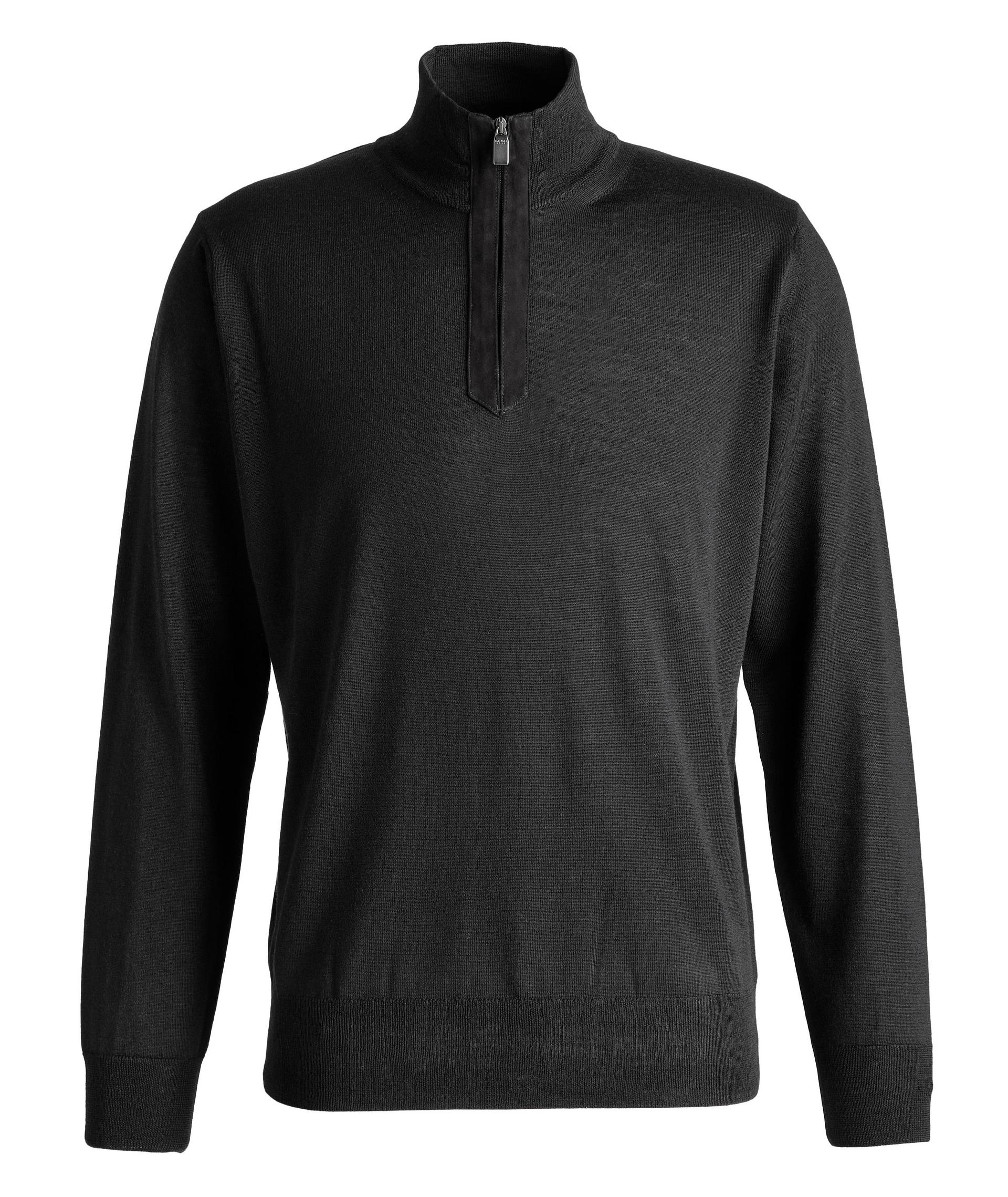 Half-Zip Wool Sweater image 0