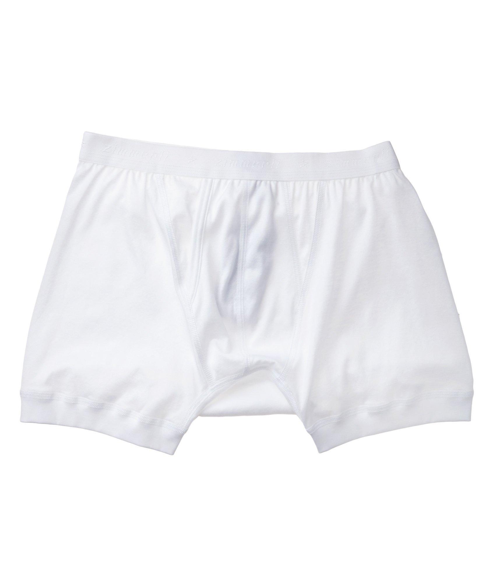 Zimmerli of Switzerland Mercerized Cotton Boxer Briefs White at