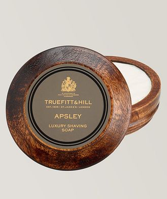 Truefitt & Hill Apsley Shaving Soap in Wooden Bowl