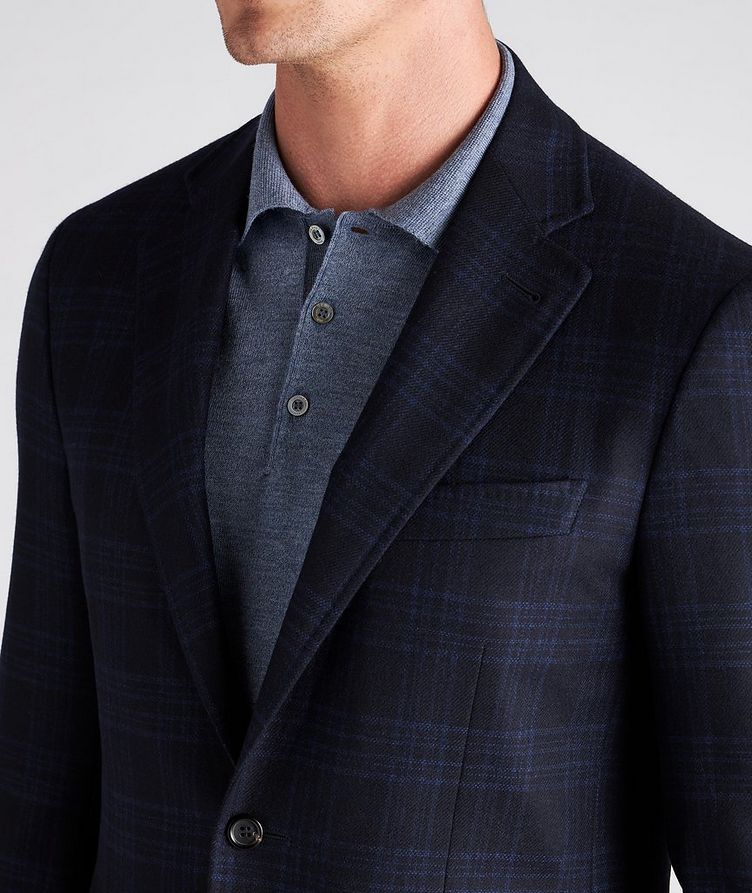 Kei Checked Wool-Cashmere Sports Jacket image 3