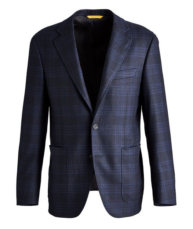 Kei Checked Wool-Cashmere Sports Jacket picture 1
