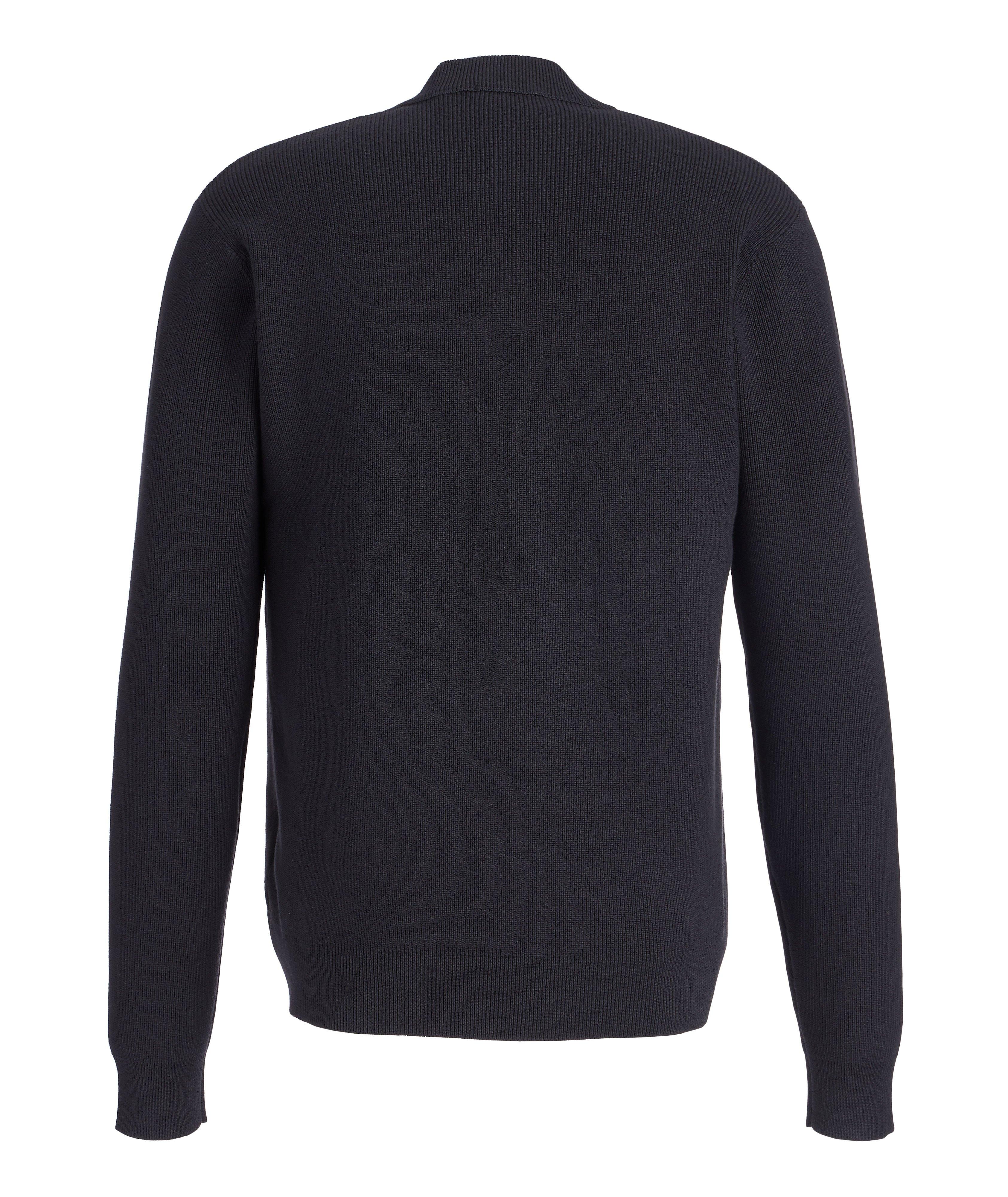 Lunar Organic Cotton Zip-Up Cardigan image 1