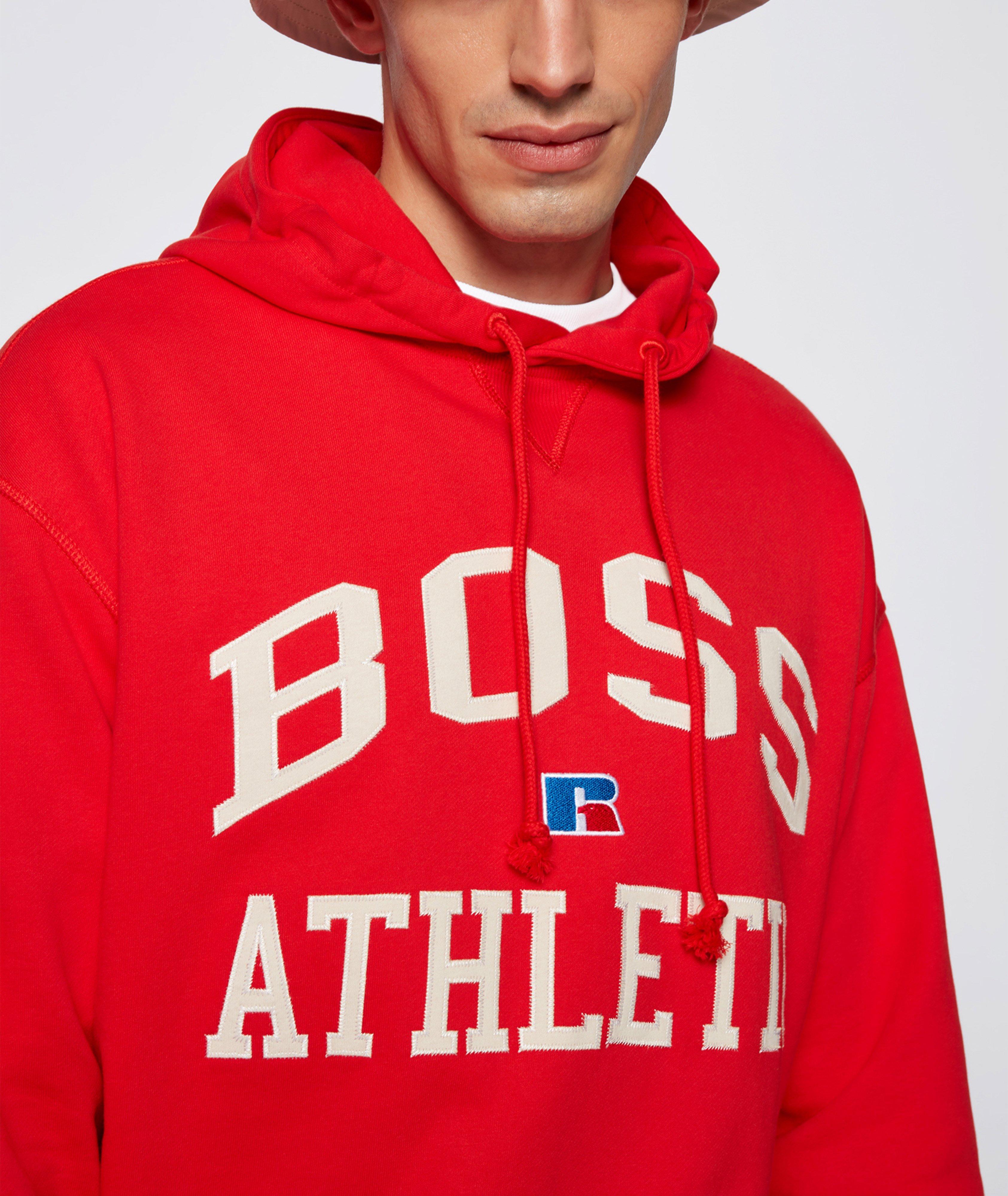 BOSS x Russell Athletic Organic Cotton Hoodie image 3