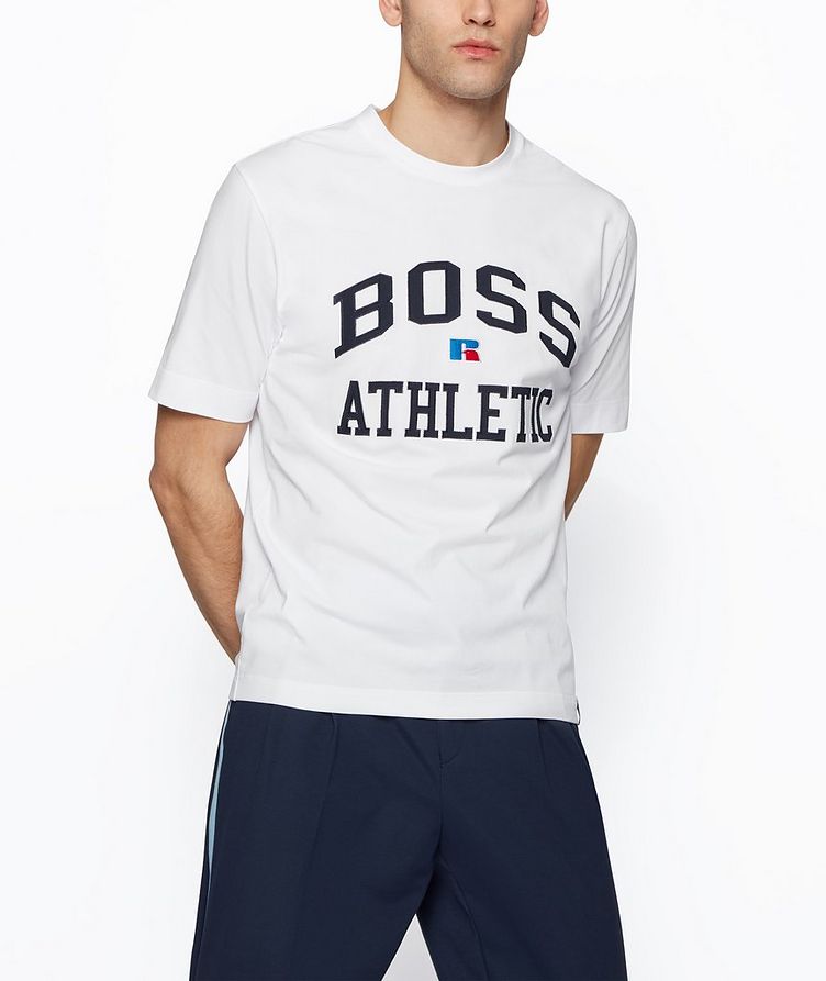 T-shirt en coton extensible, collection Russell Athletic image 1