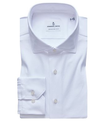 Emanuel Berg Byron Modern 4-Flex Stretch-Cotton Shirt