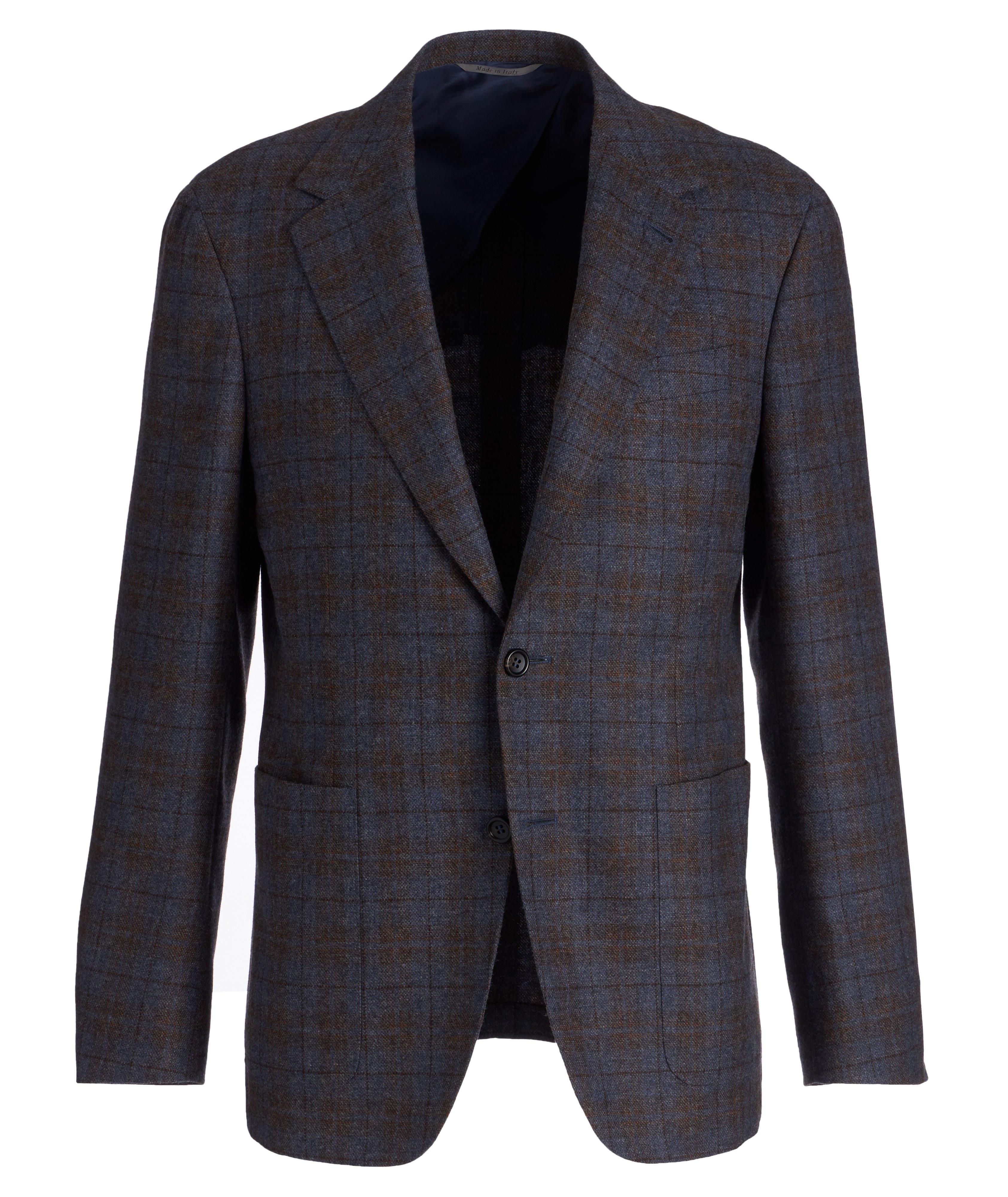 Slim Fit Checked Wool-Cashmere Sports Jacket image 0