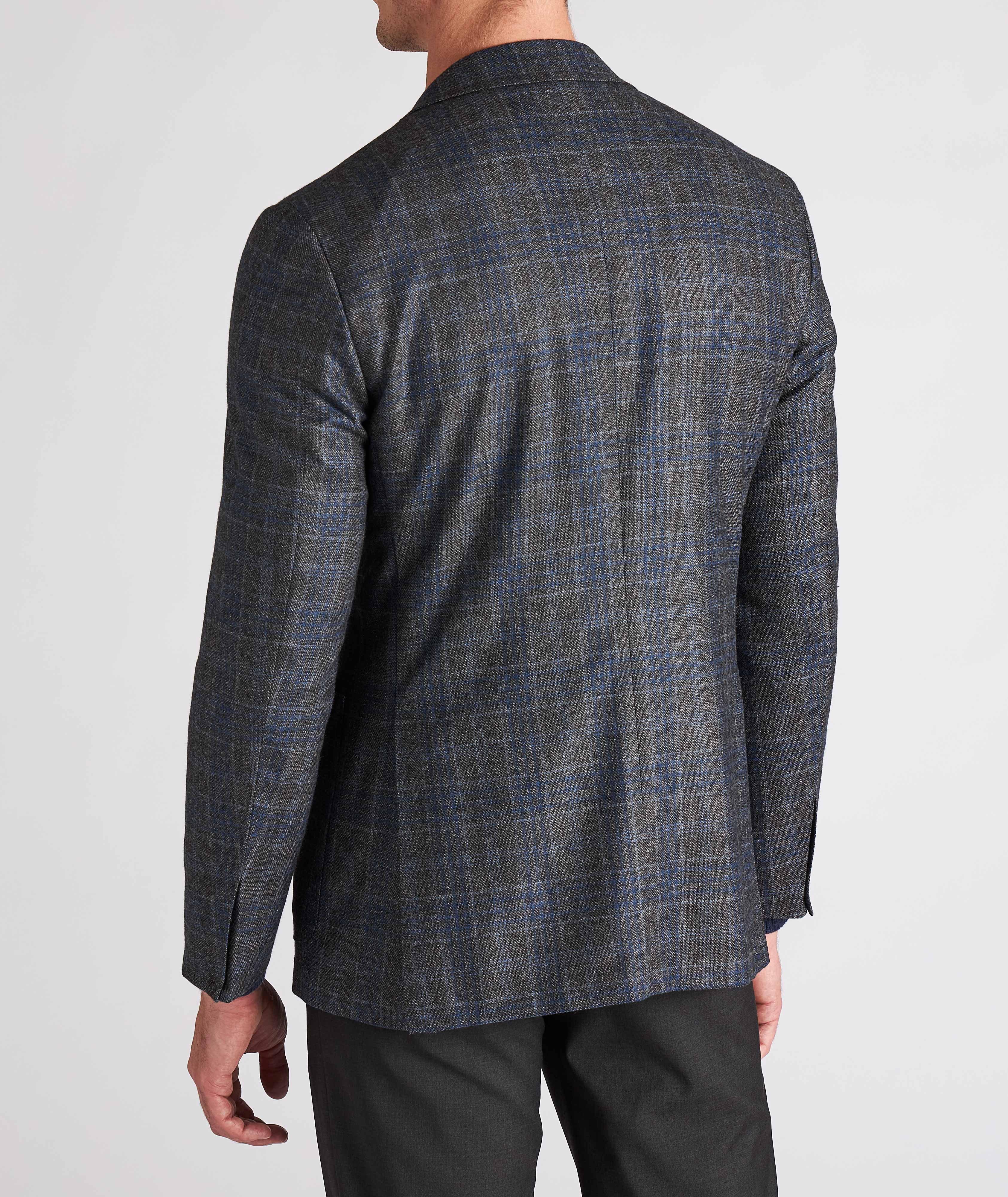 Slim Fit Checked Wool Sports Jacket image 2