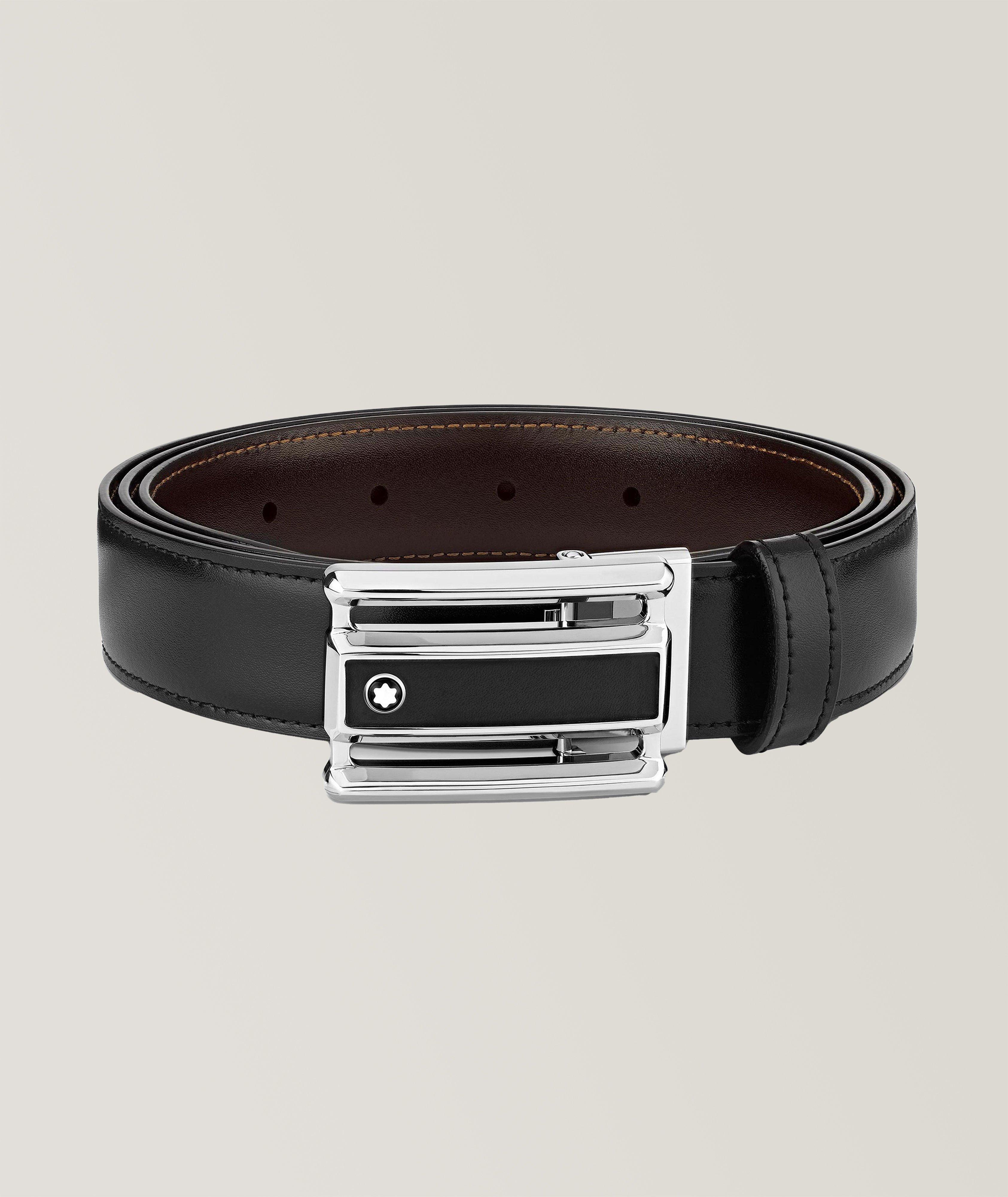 Reversible Leather Buckle Belt