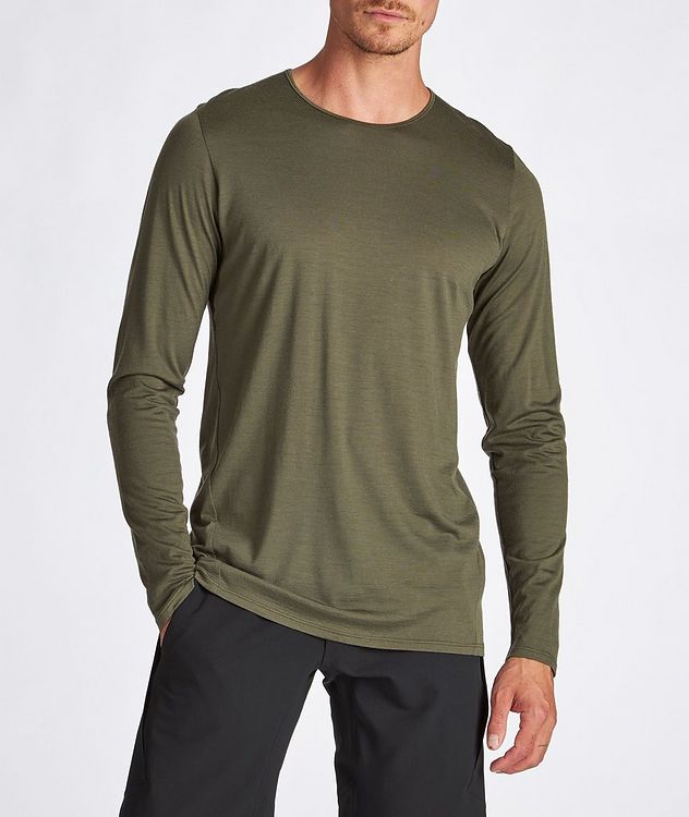 Frame Wool-Blend Long-Sleeve T-Shirt picture 3