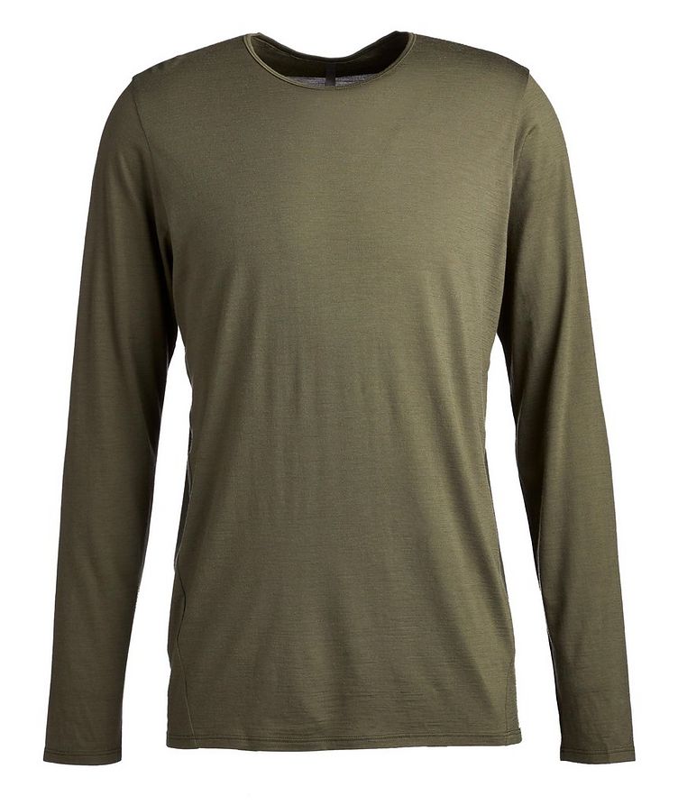 Frame Wool-Blend Long-Sleeve T-Shirt image 0