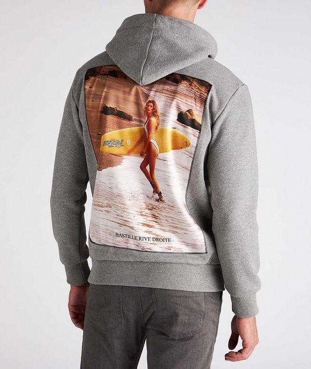 Surf Print Cotton Hoodie picture 4