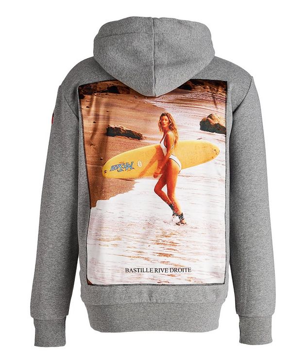Surf Print Cotton Hoodie picture 1