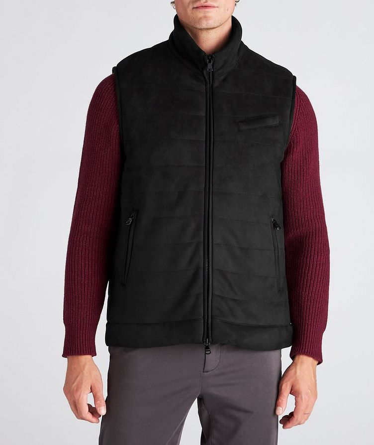 Quilted Ultra Suede Hunting Vest image 1