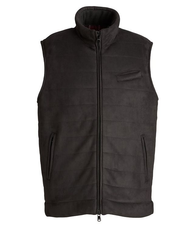 Quilted Ultra Suede Hunting Vest picture 1