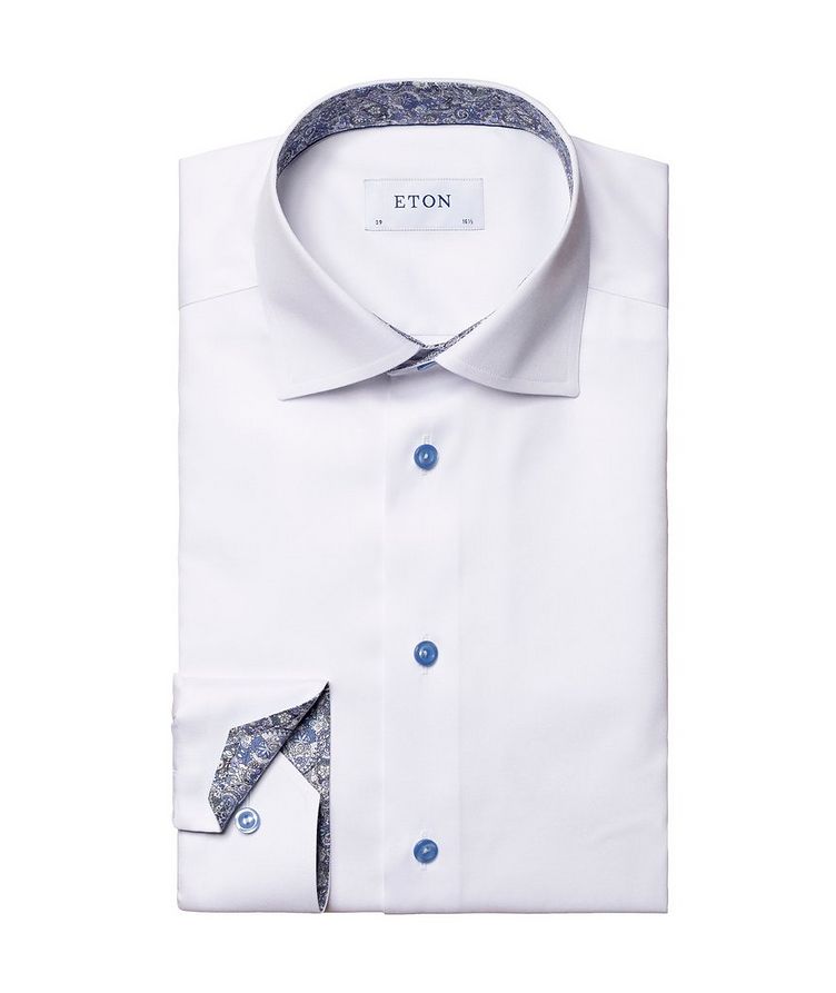 Slim Fit Shirt with Paisley Details image 0