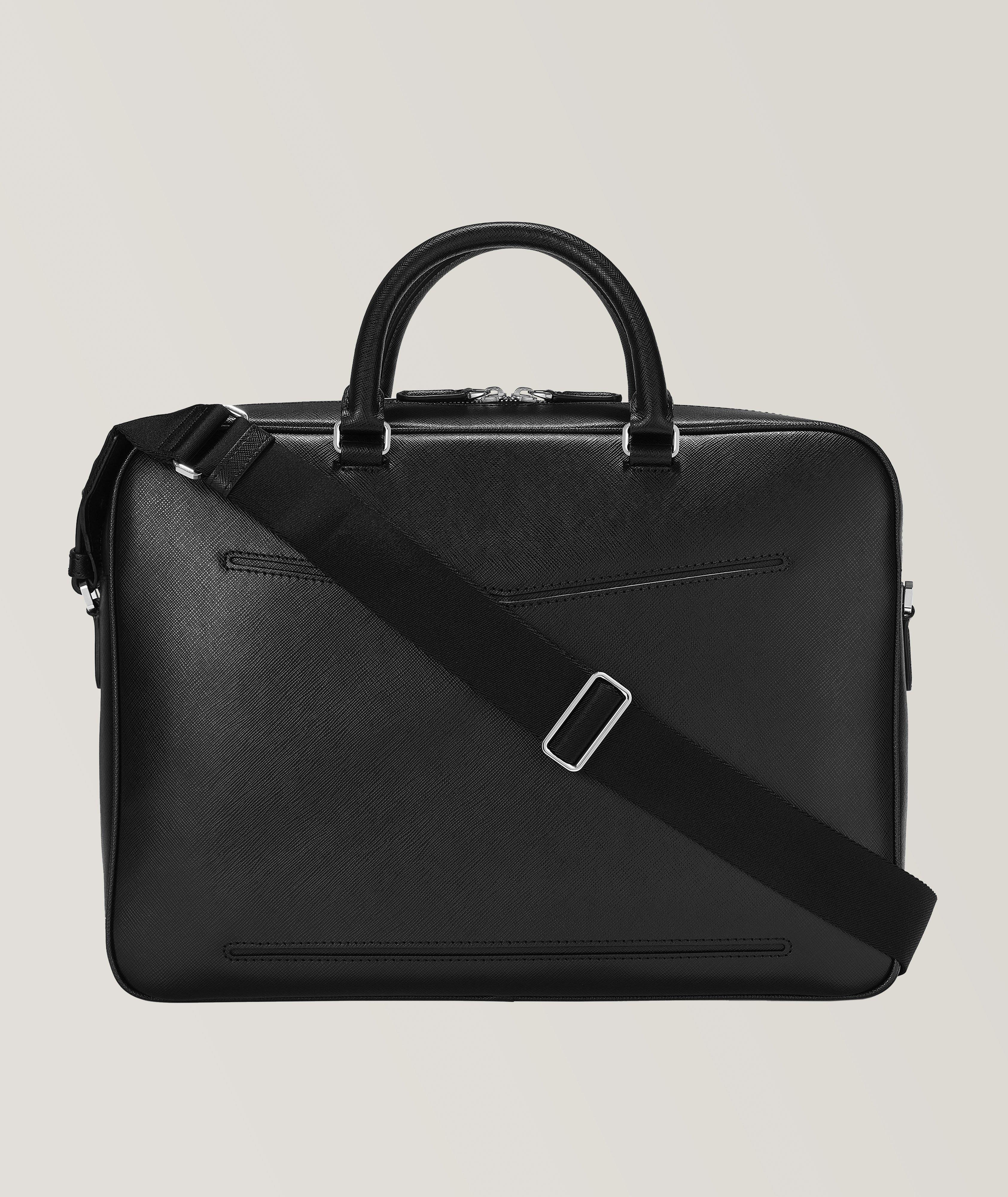 Porte-document de taille moyenne en cuir, collection Sartorial image 2