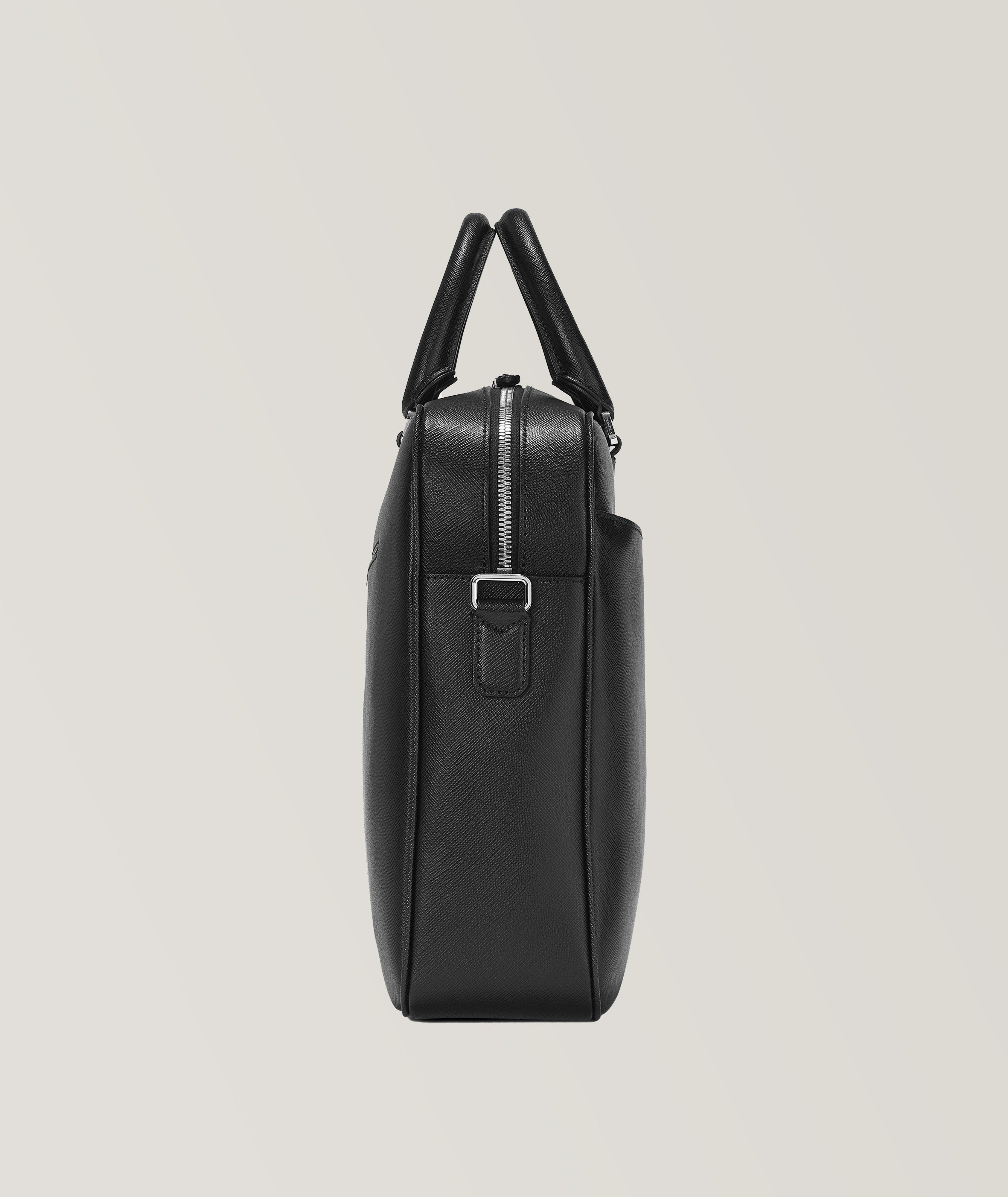 Porte-document de taille moyenne en cuir, collection Sartorial image 3