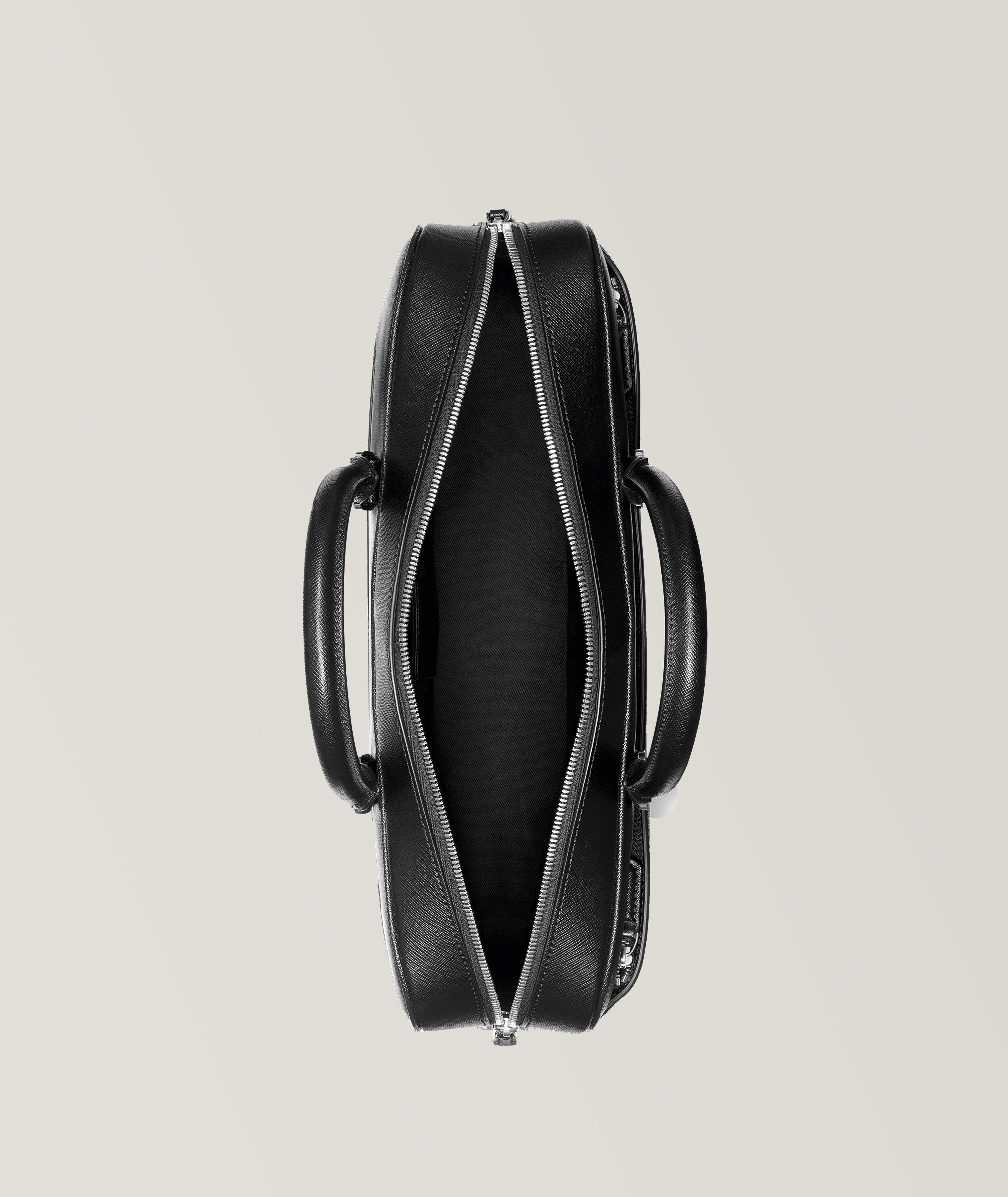 Porte-document de taille moyenne en cuir, collection Sartorial image 4