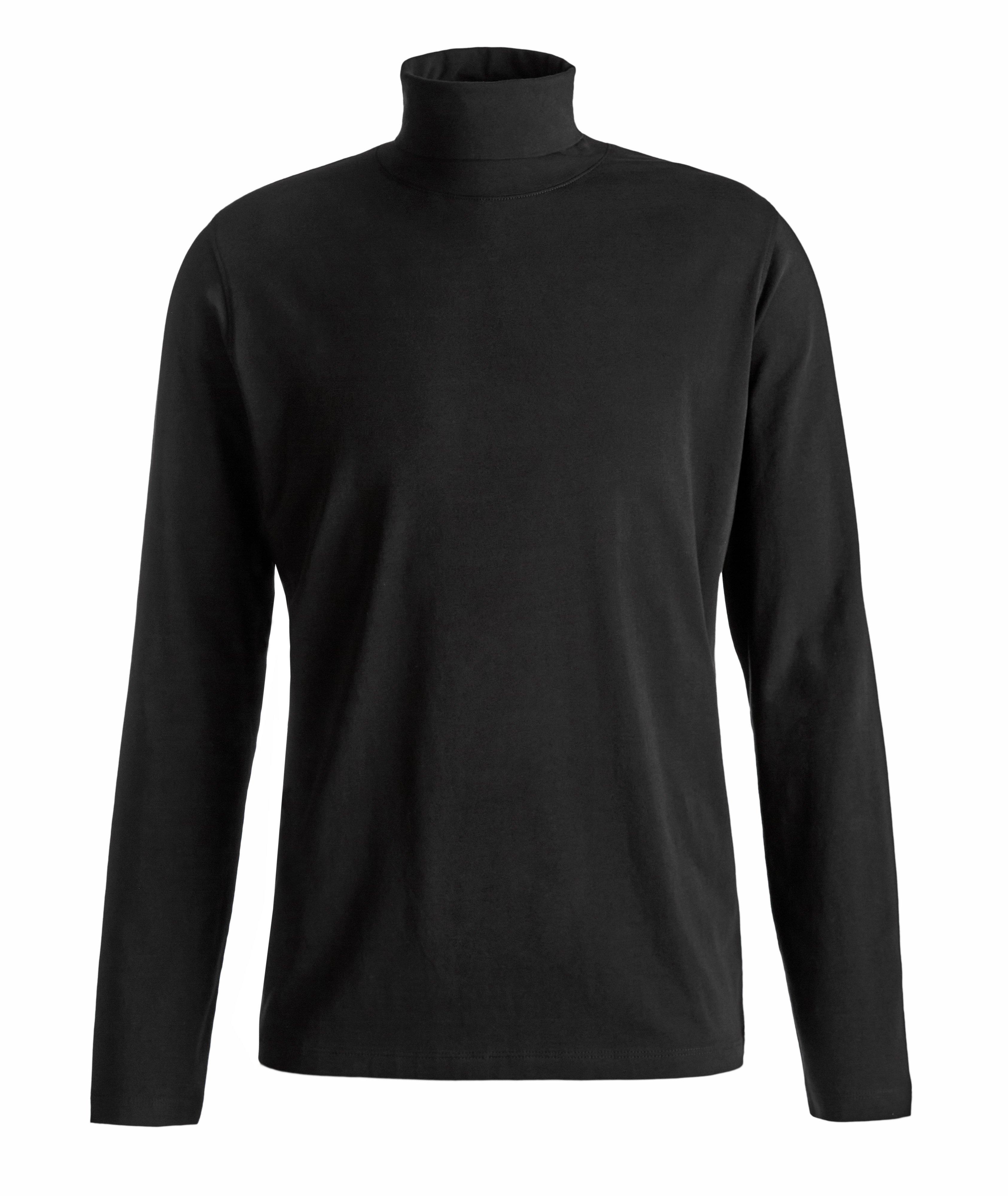 Stretch-Cotton Turtleneck image 0