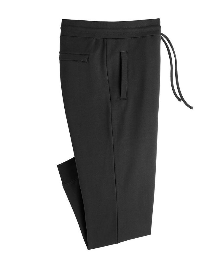 Pantalon sport en coton extensible à cordon image 0