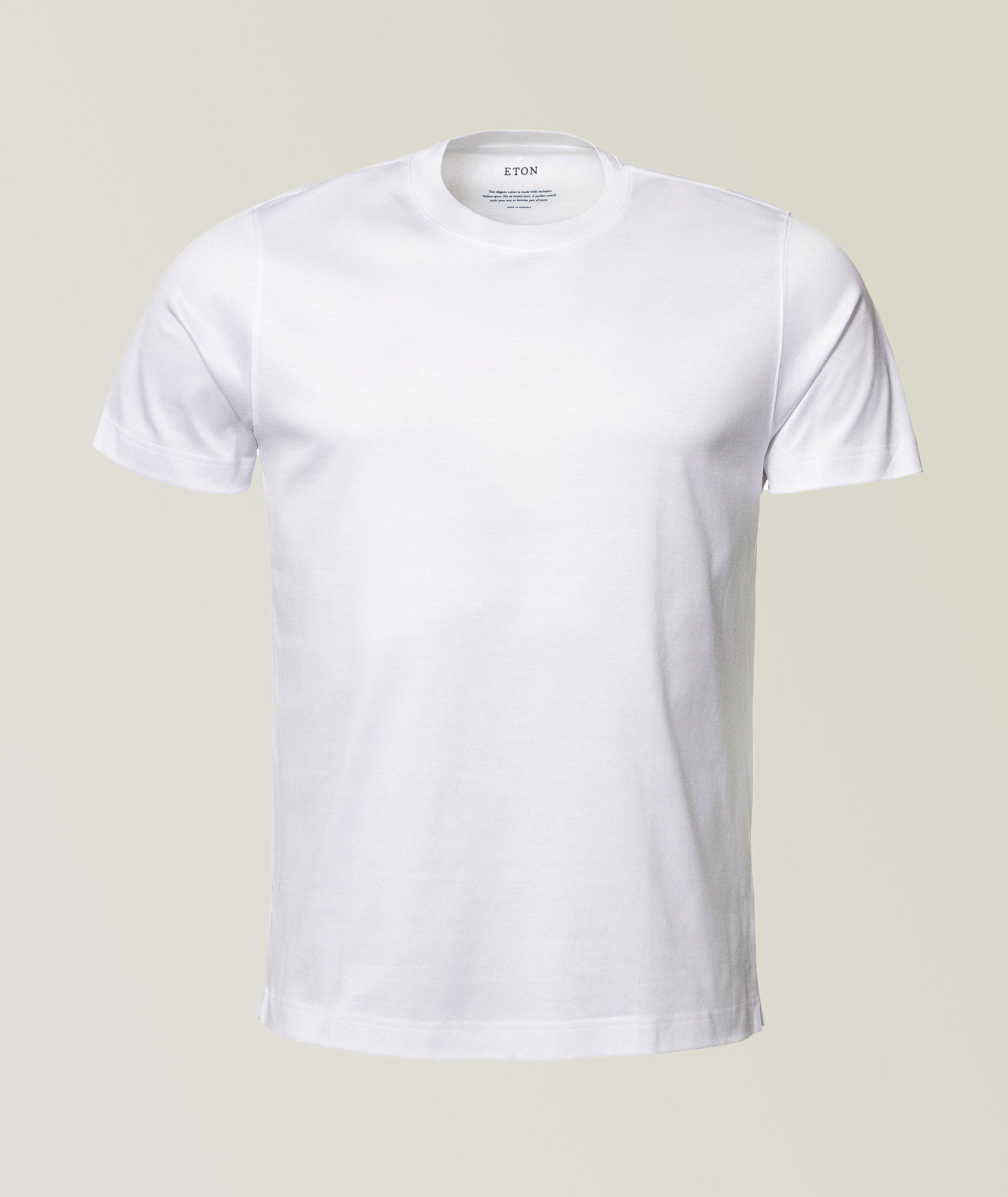 T-shirt en jersey de coupe amincie image 0