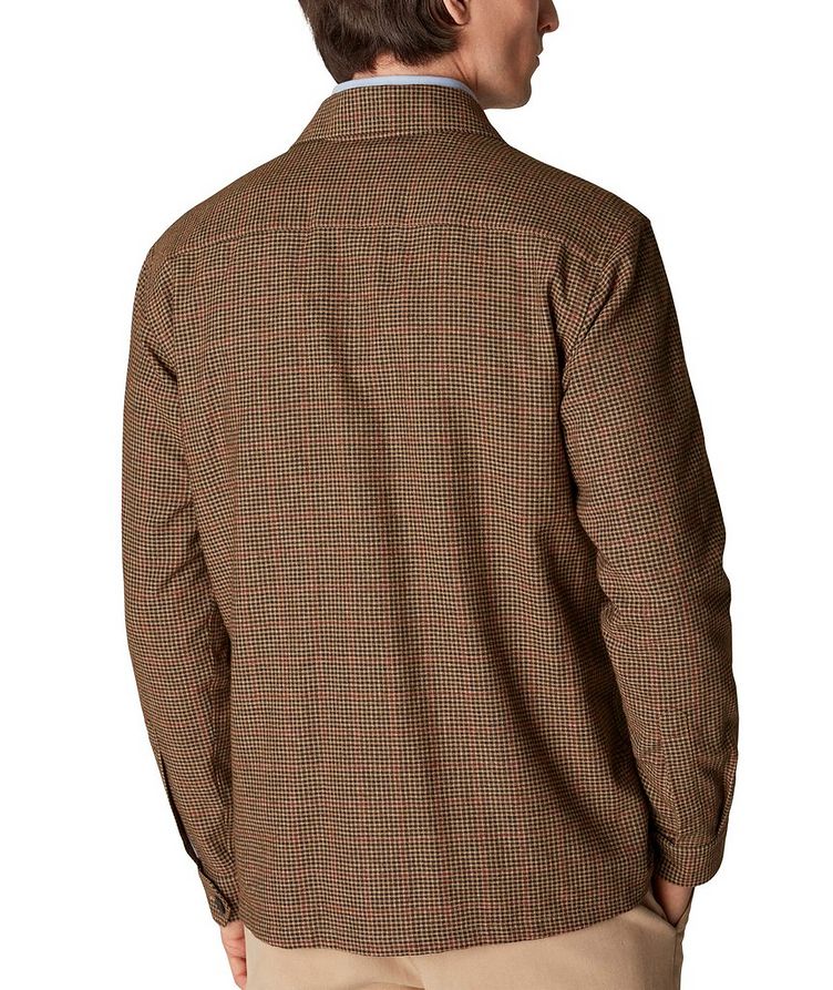 Check Cotton Wool Cashmere Shirt Jacket image 2