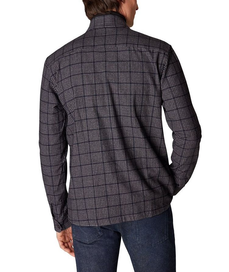 Veste-chemise en coton, laine et cachemire à carreaux image 2