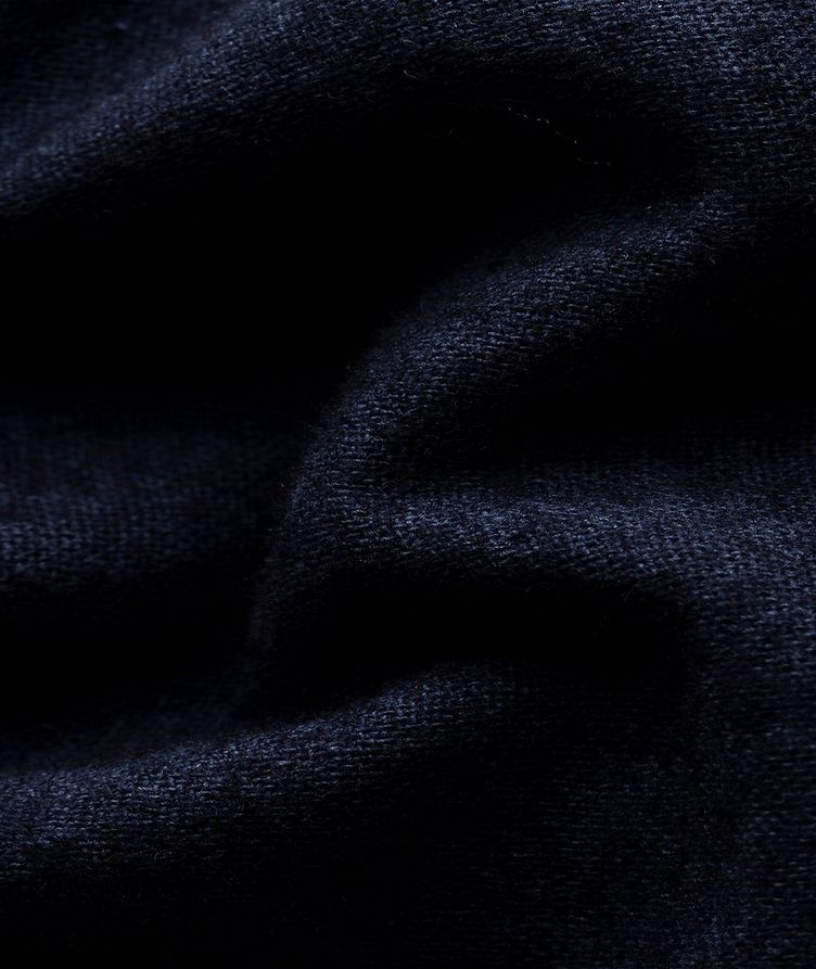 Veste-chemise en coton, laine et cachemire image 5