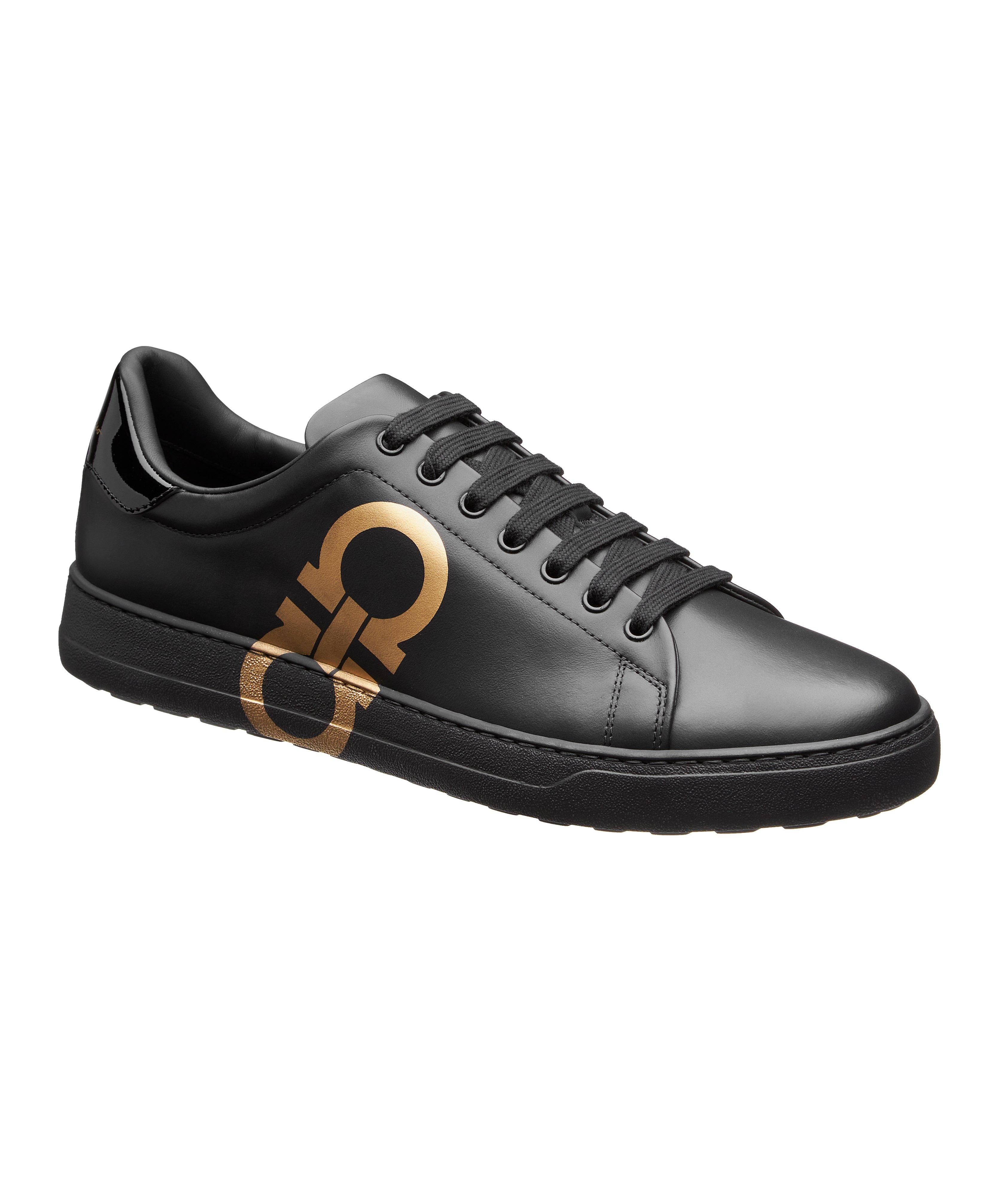 Number Leather Sneakers image 0