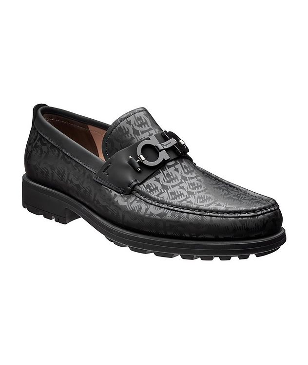David Monogrammed Calfskin Loafers picture 1