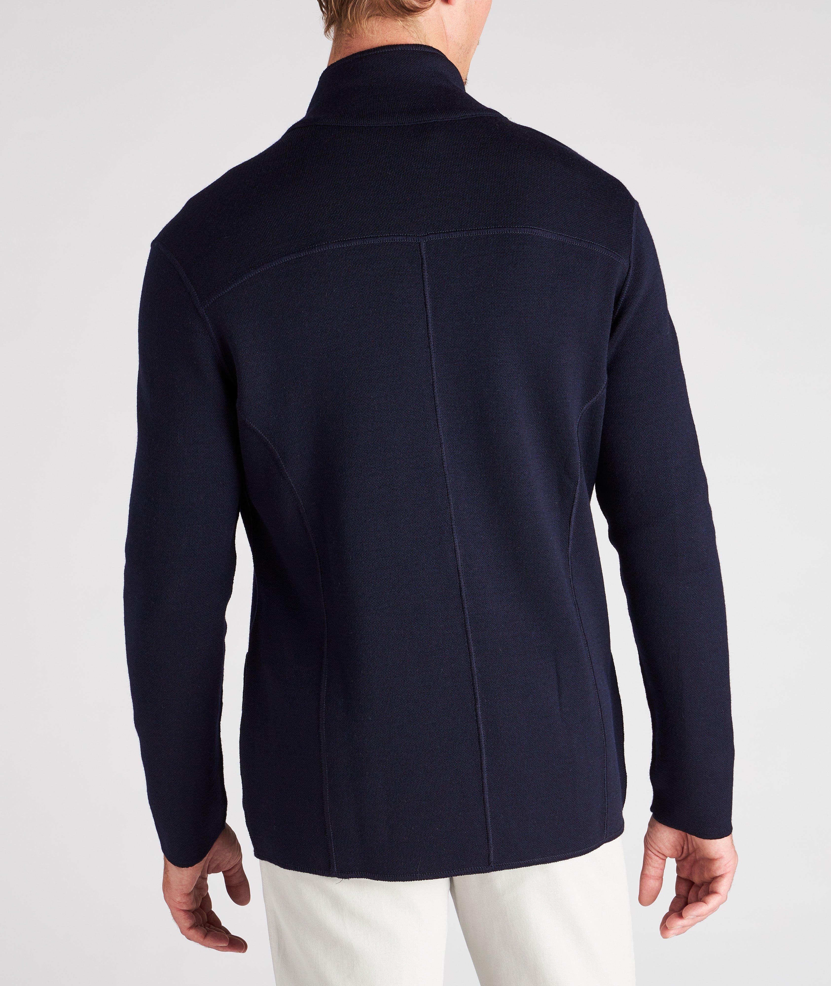 Reversible Knit Wool Swacket image 6