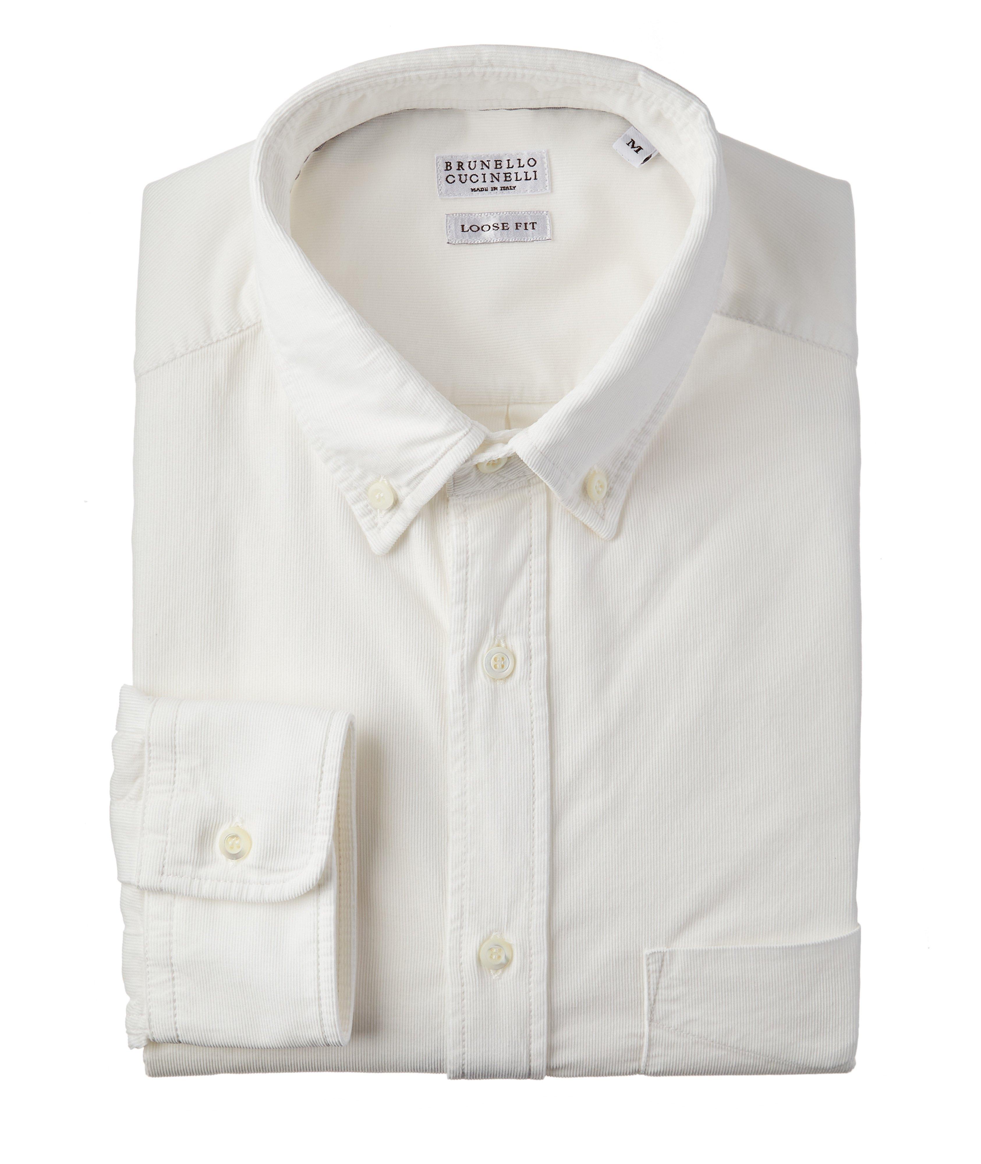 Contemporary Fit Lined Cotton Shirt image 0