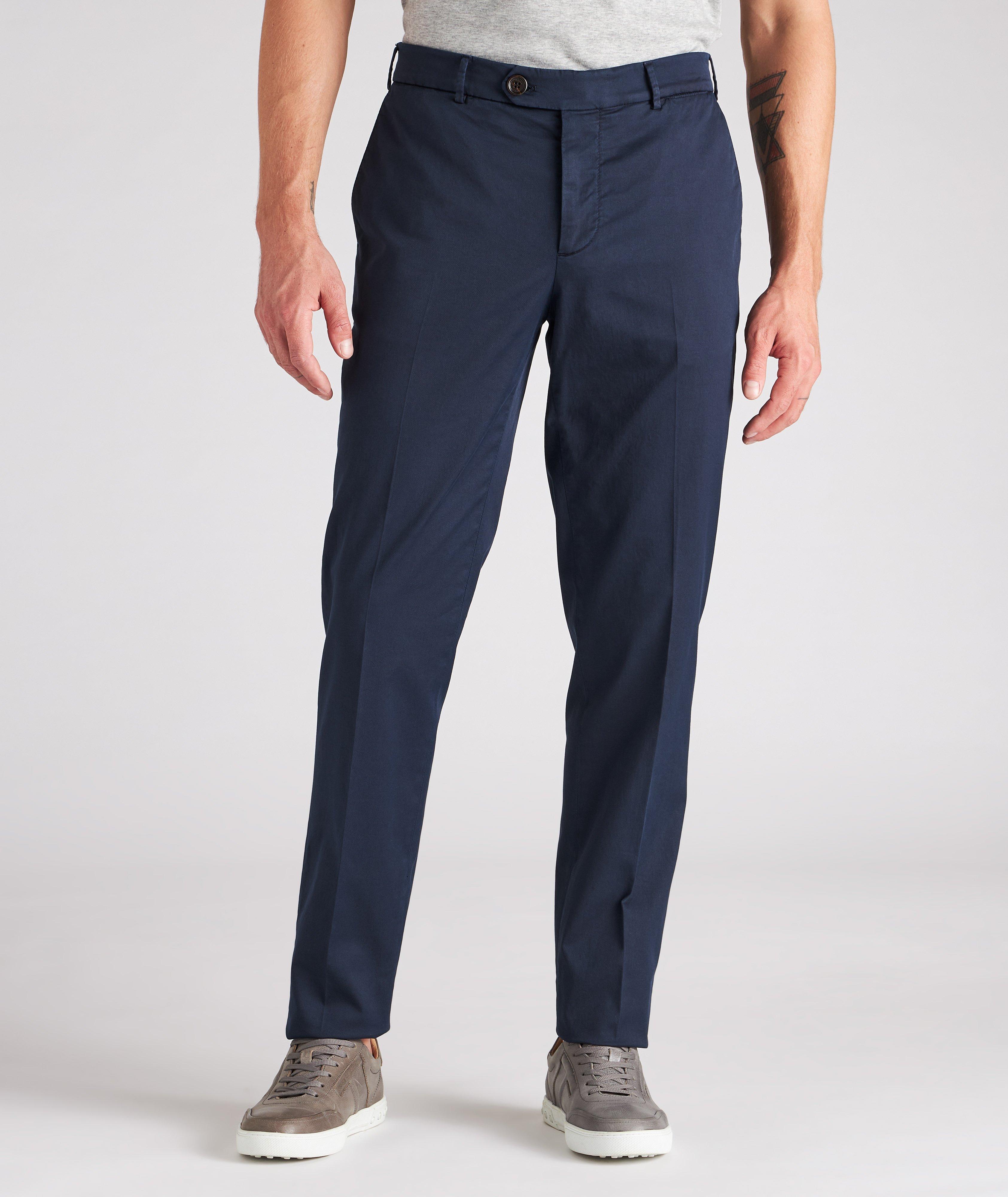 Slim Fit Stretch-Cotton Chino Pants image 1