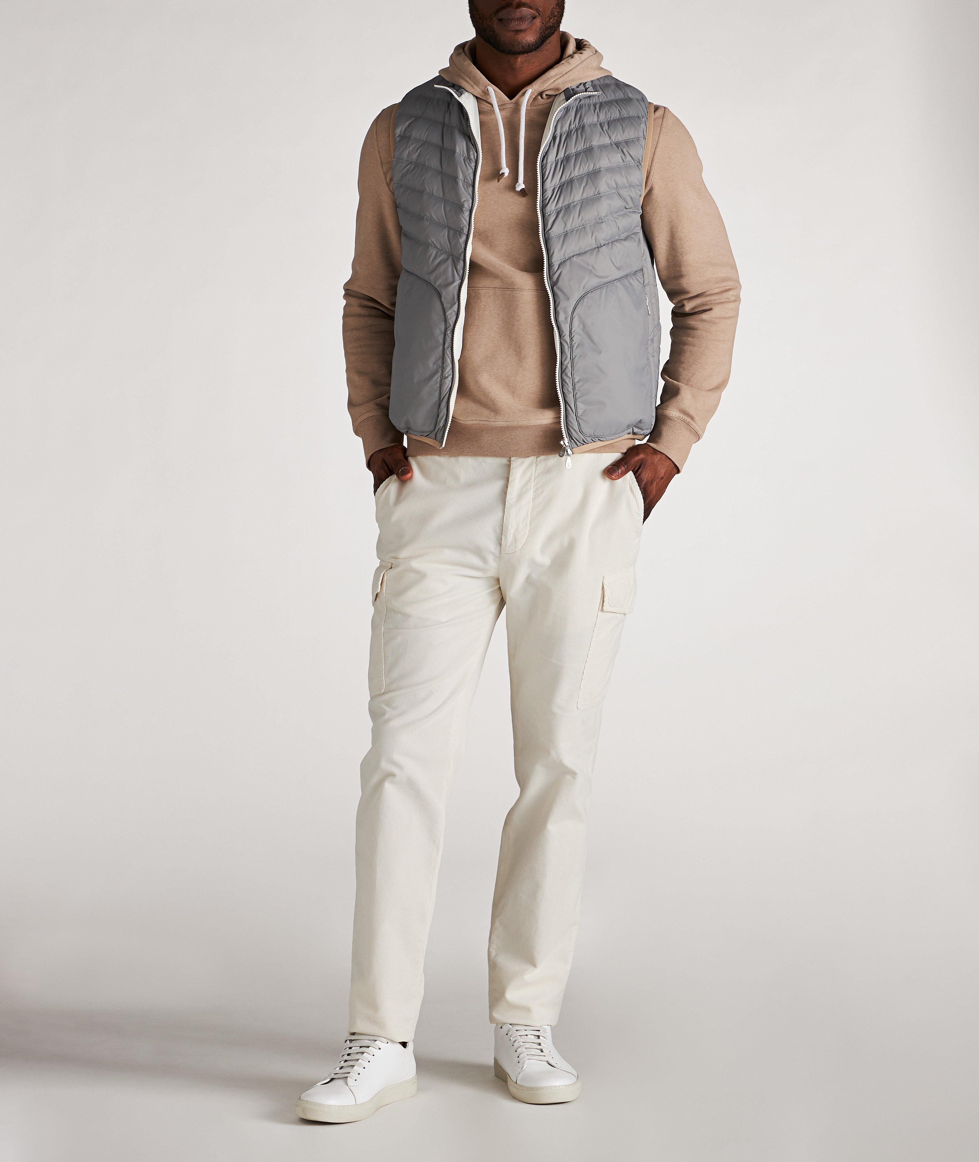 Water-Repellent Nylon Down Quilted Vest image 4