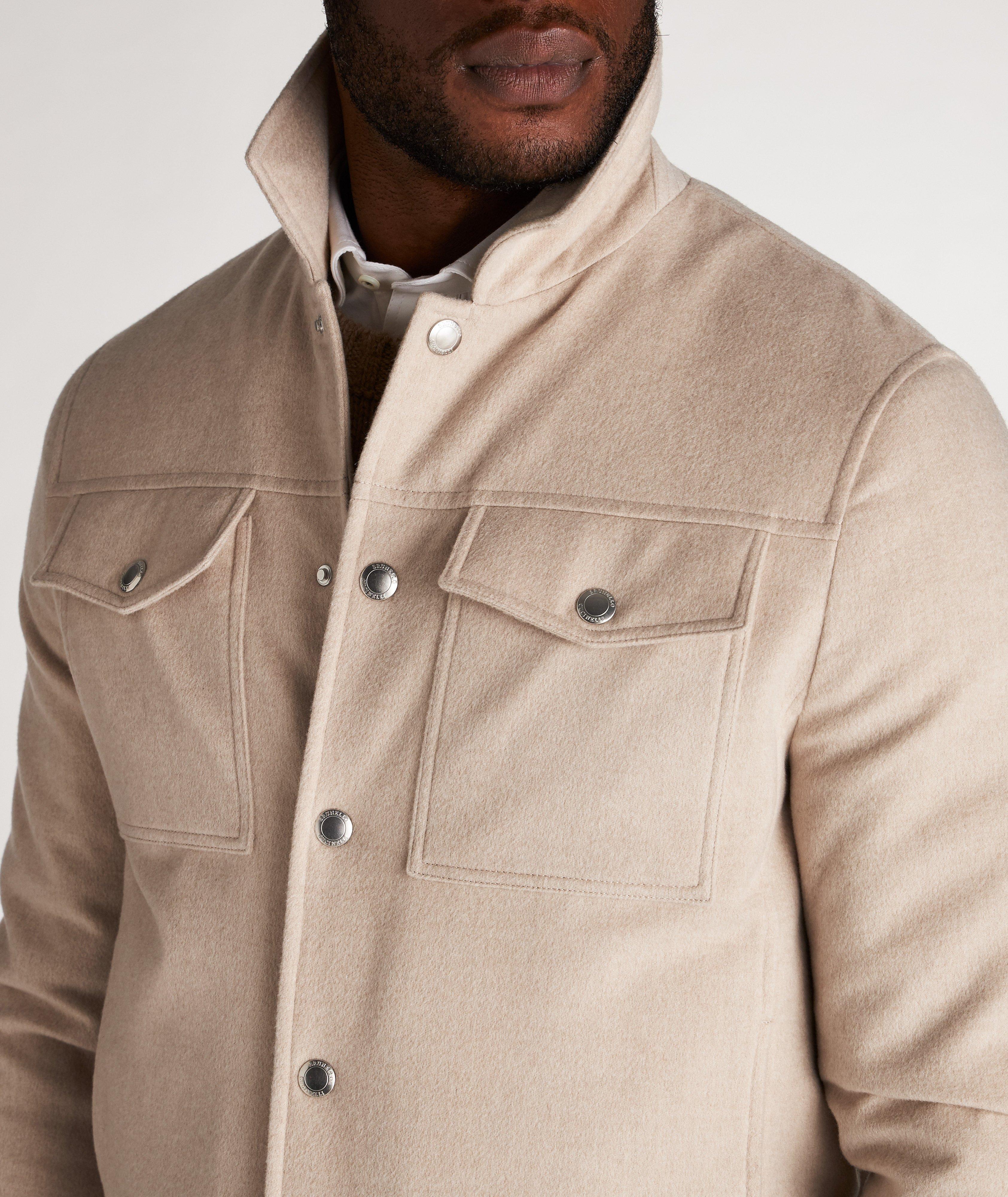Blouson camionneur résistant à l’eau en cachemire image 3