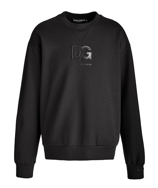 Dolce & Gabbana 3D Logo Cotton-Blend Sweatshirt