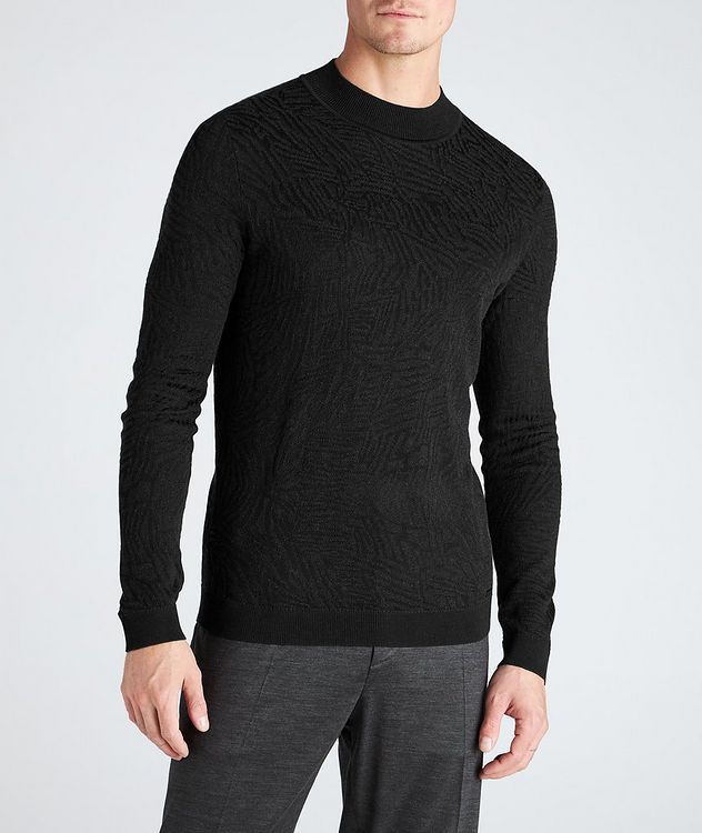 Shino Jacquard Cotton-Blend Sweater picture 2
