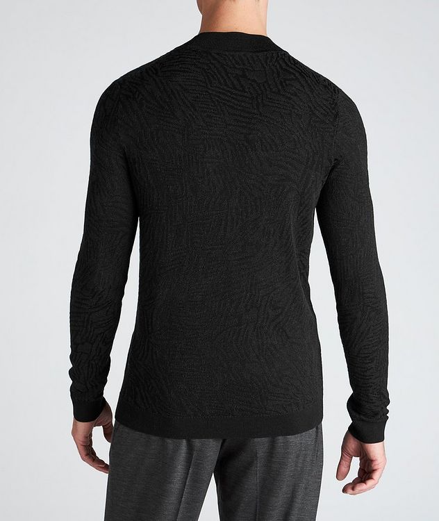 Shino Jacquard Cotton-Blend Sweater picture 3