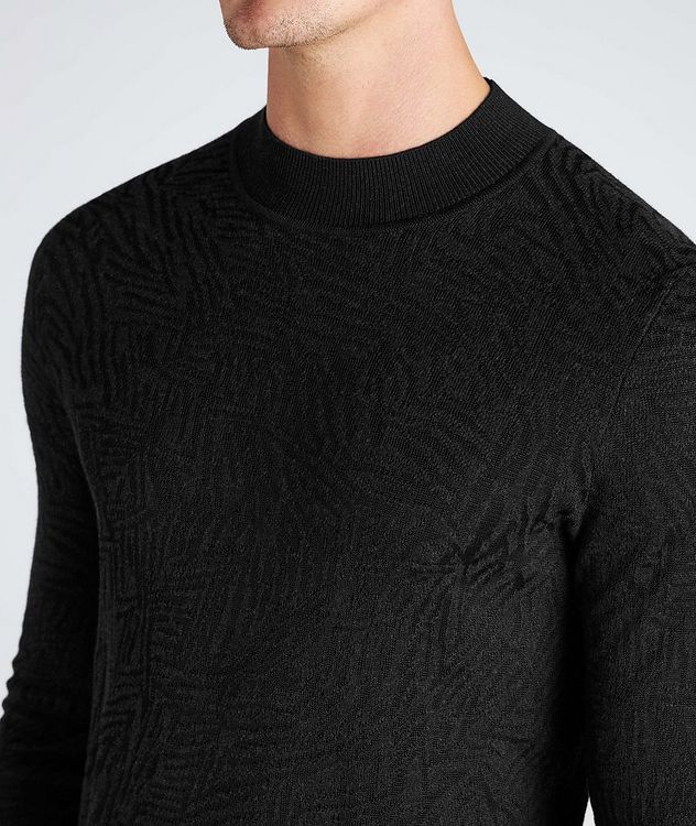 Shino Jacquard Cotton-Blend Sweater picture 4